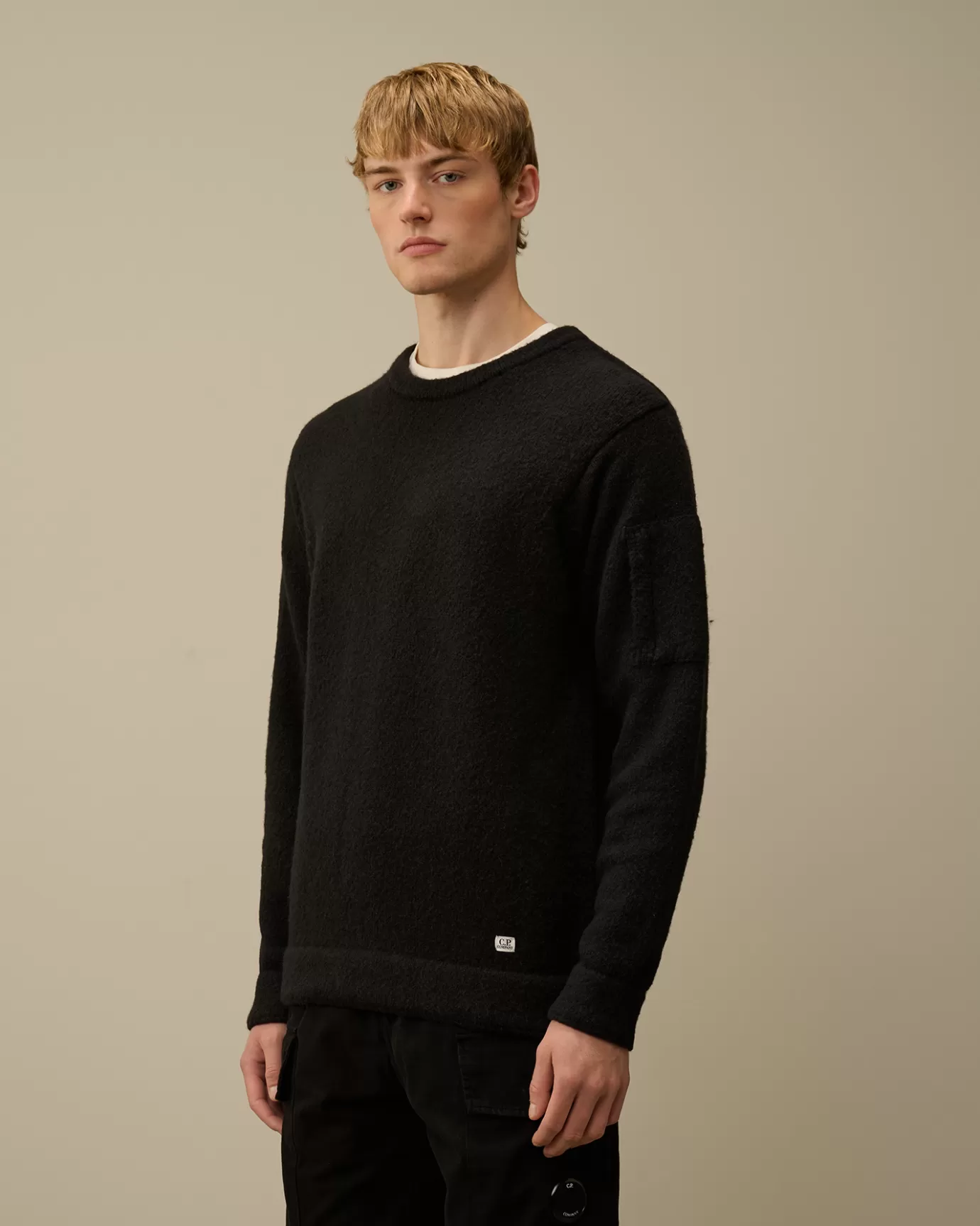 Alpaca Soft Crewneck Knit<C.P. Company Cheap