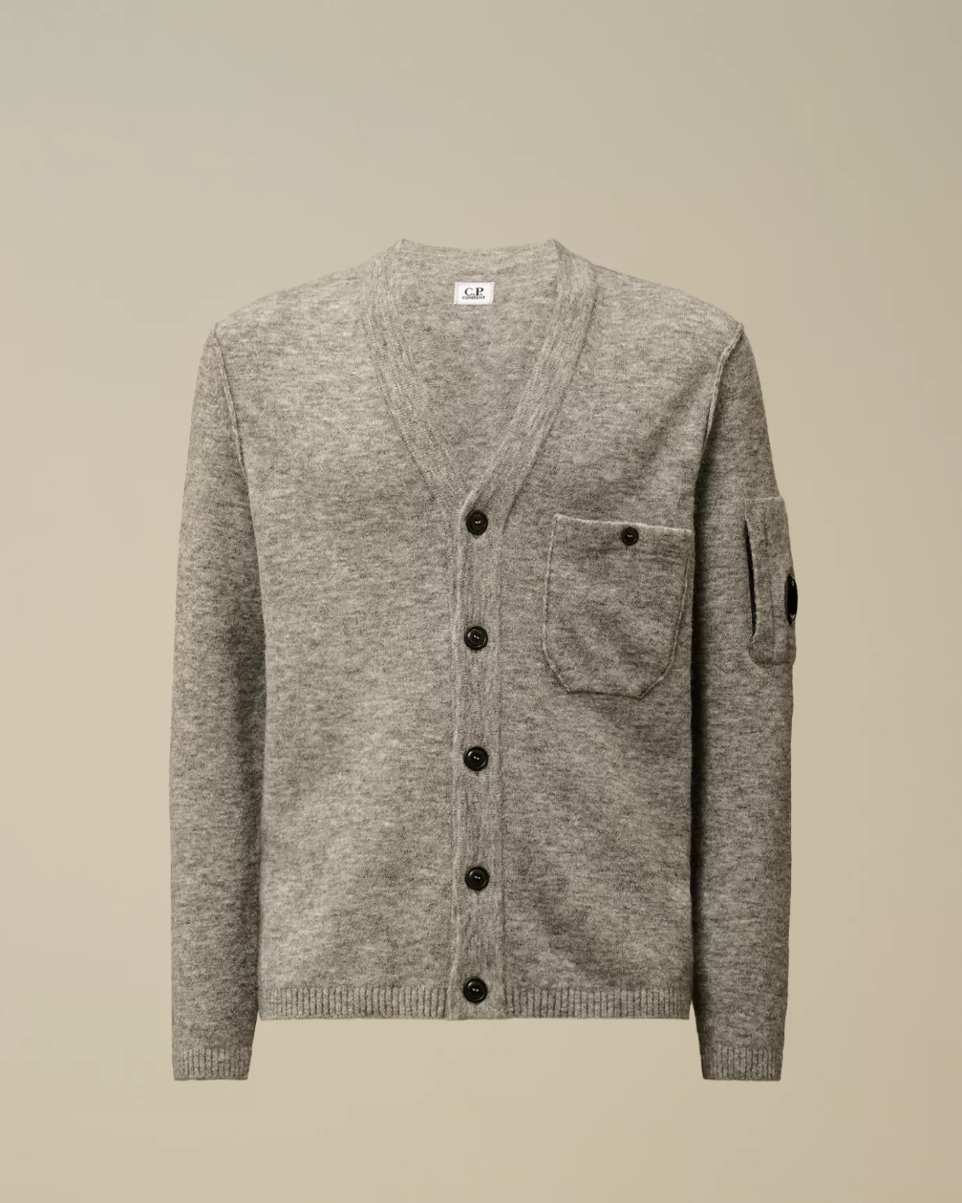 Alpaca Wool Buttoned Cardigan<C.P. Company Outlet