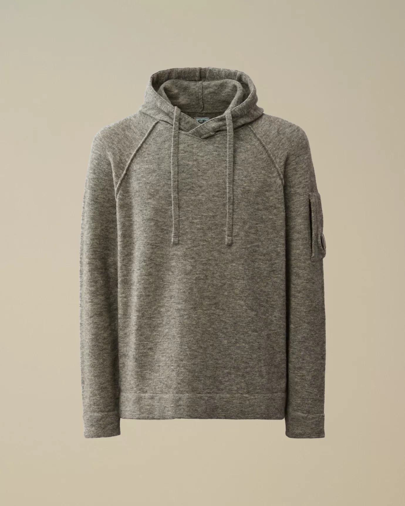 Alpaca Wool Hooded Knit<C.P. Company Fashion