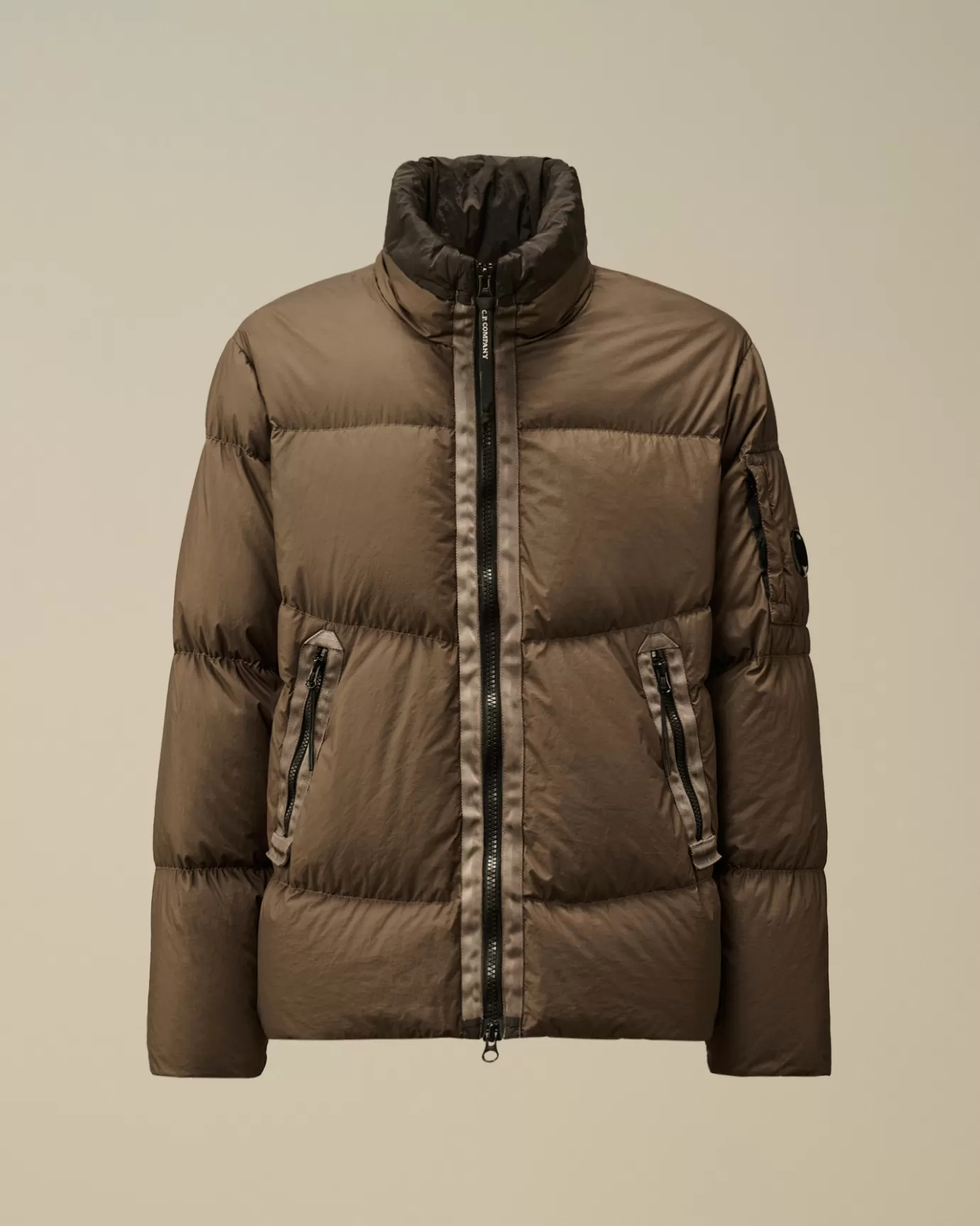 Bi-TM Hooded Down Jacket<C.P. Company Cheap