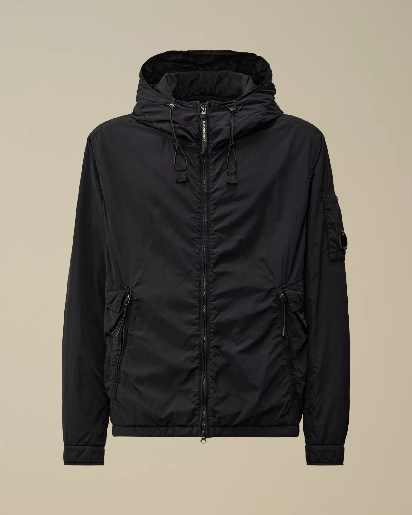 Chrome-R Hooded Padded Jacket<C.P. Company Online