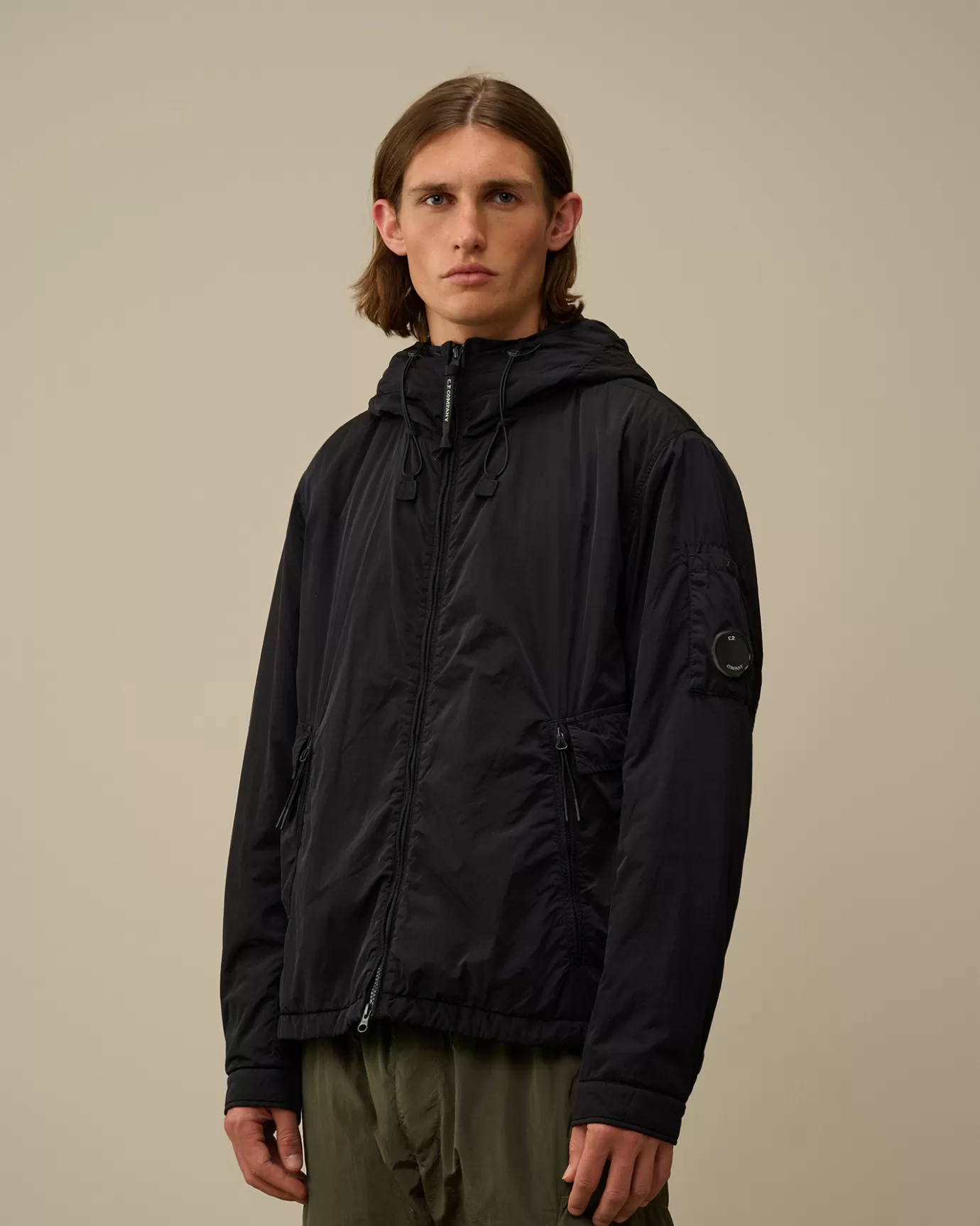 Chrome-R Hooded Padded Jacket<C.P. Company Online