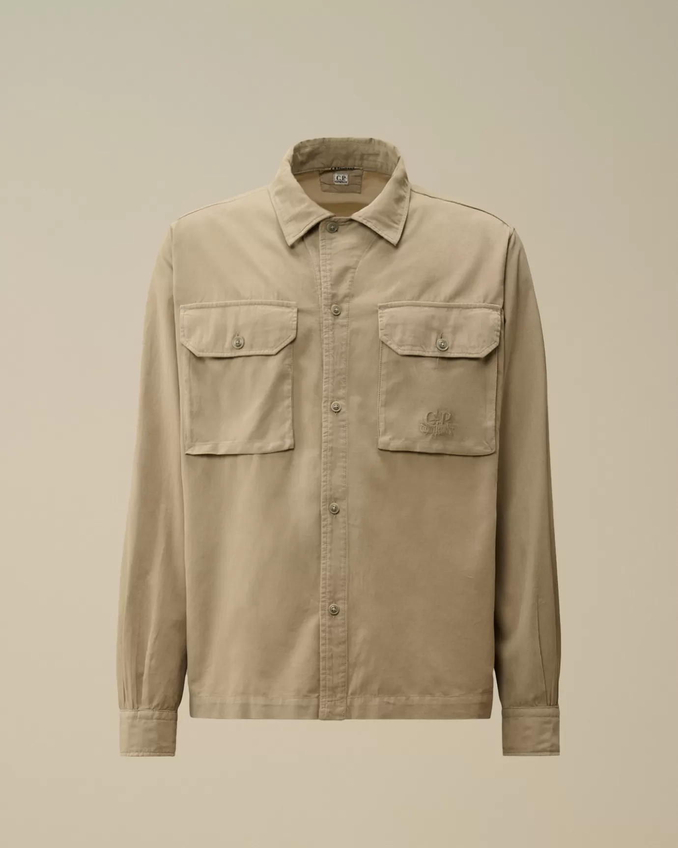 Corduroy Buttoned Overshirt<C.P. Company Store