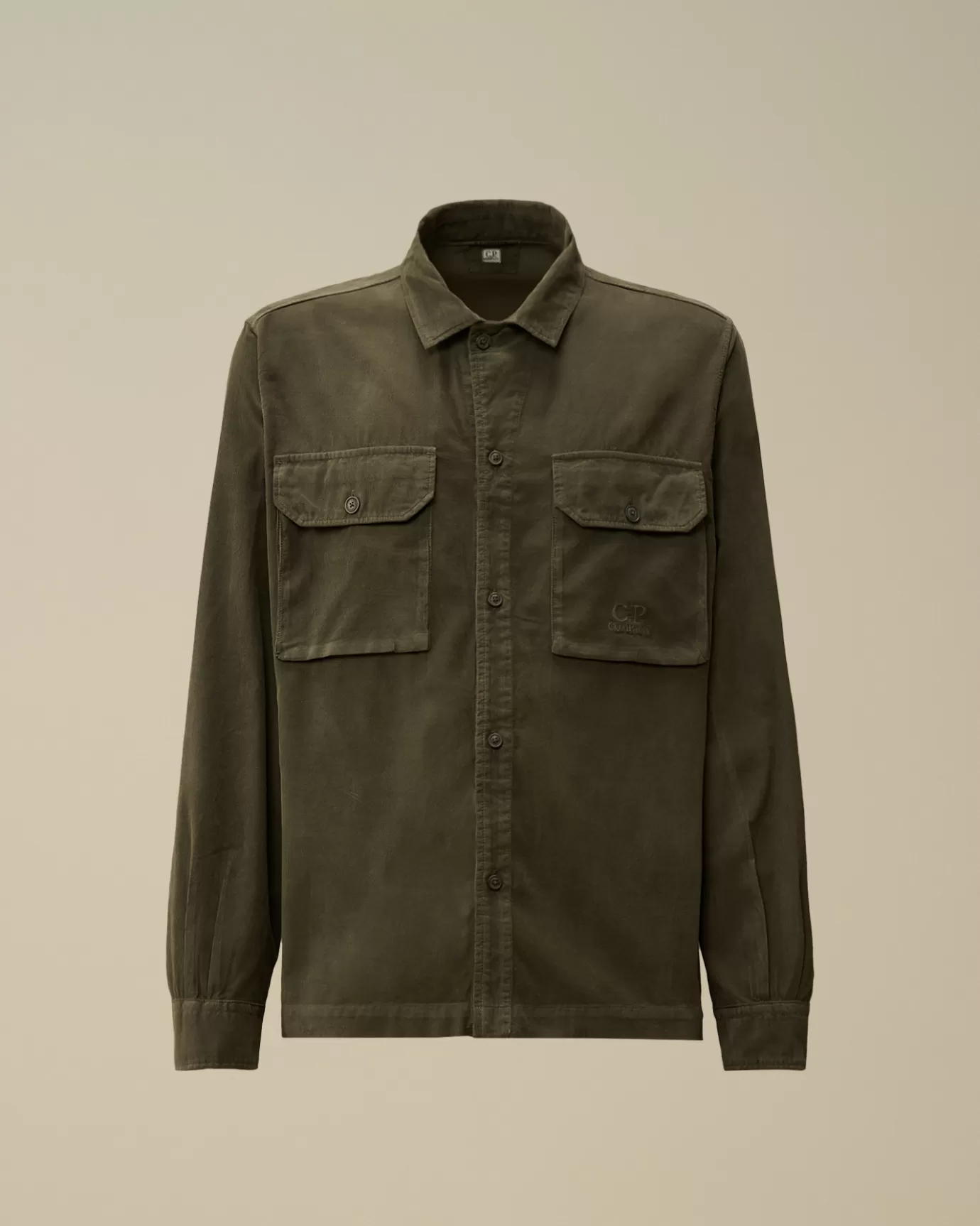 Corduroy Buttoned Overshirt<C.P. Company Flash Sale