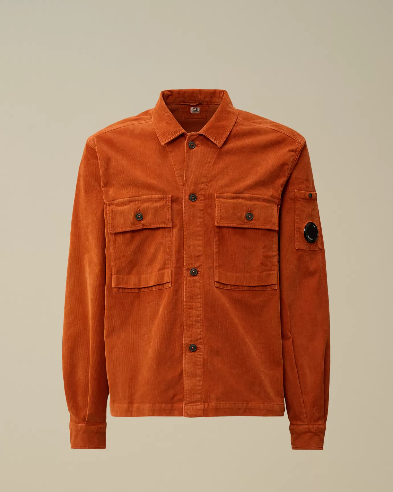 Corduroy Buttoned Utility Overshirt<C.P. Company New