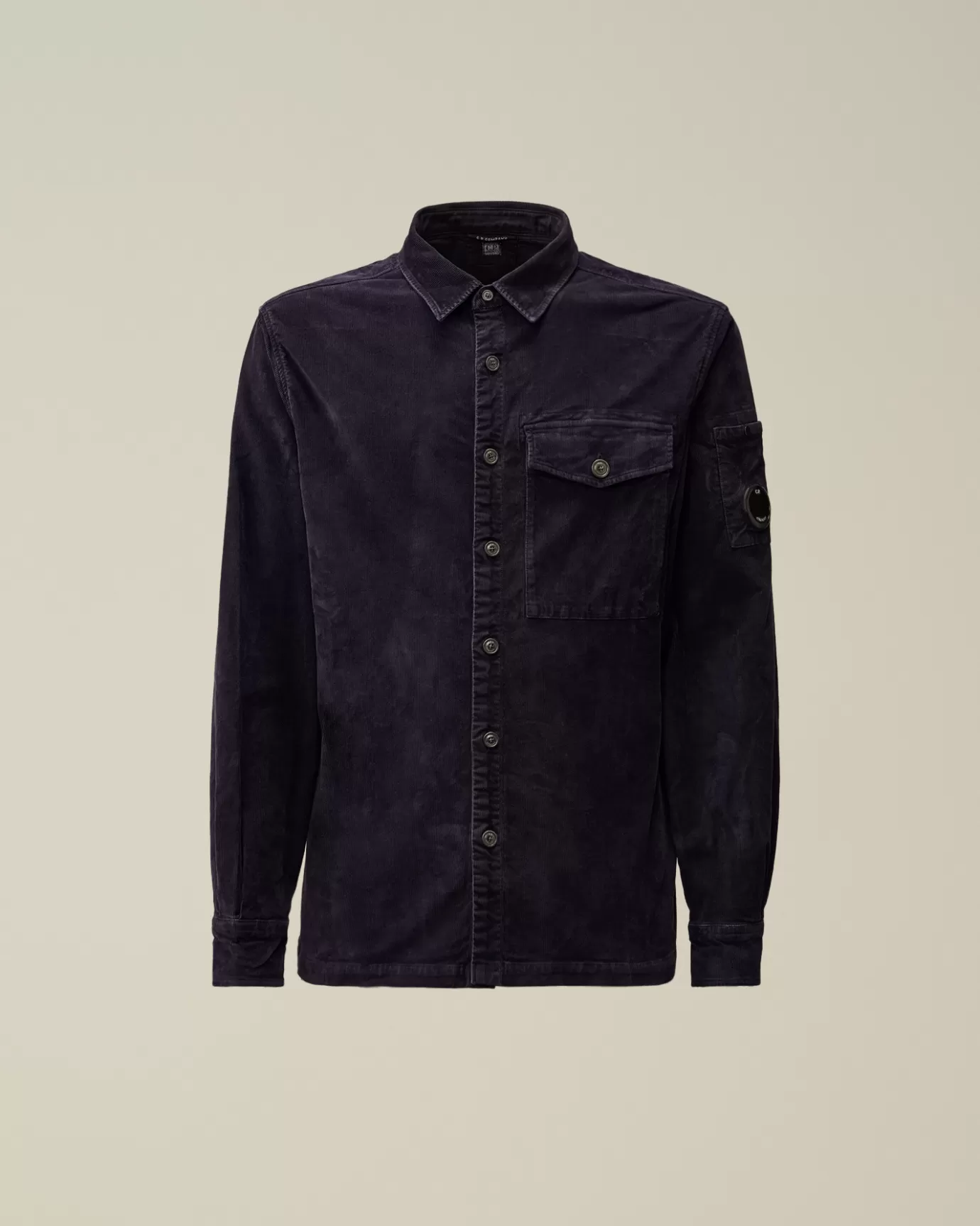 Corduroy Lens Buttoned Shirt<C.P. Company Best