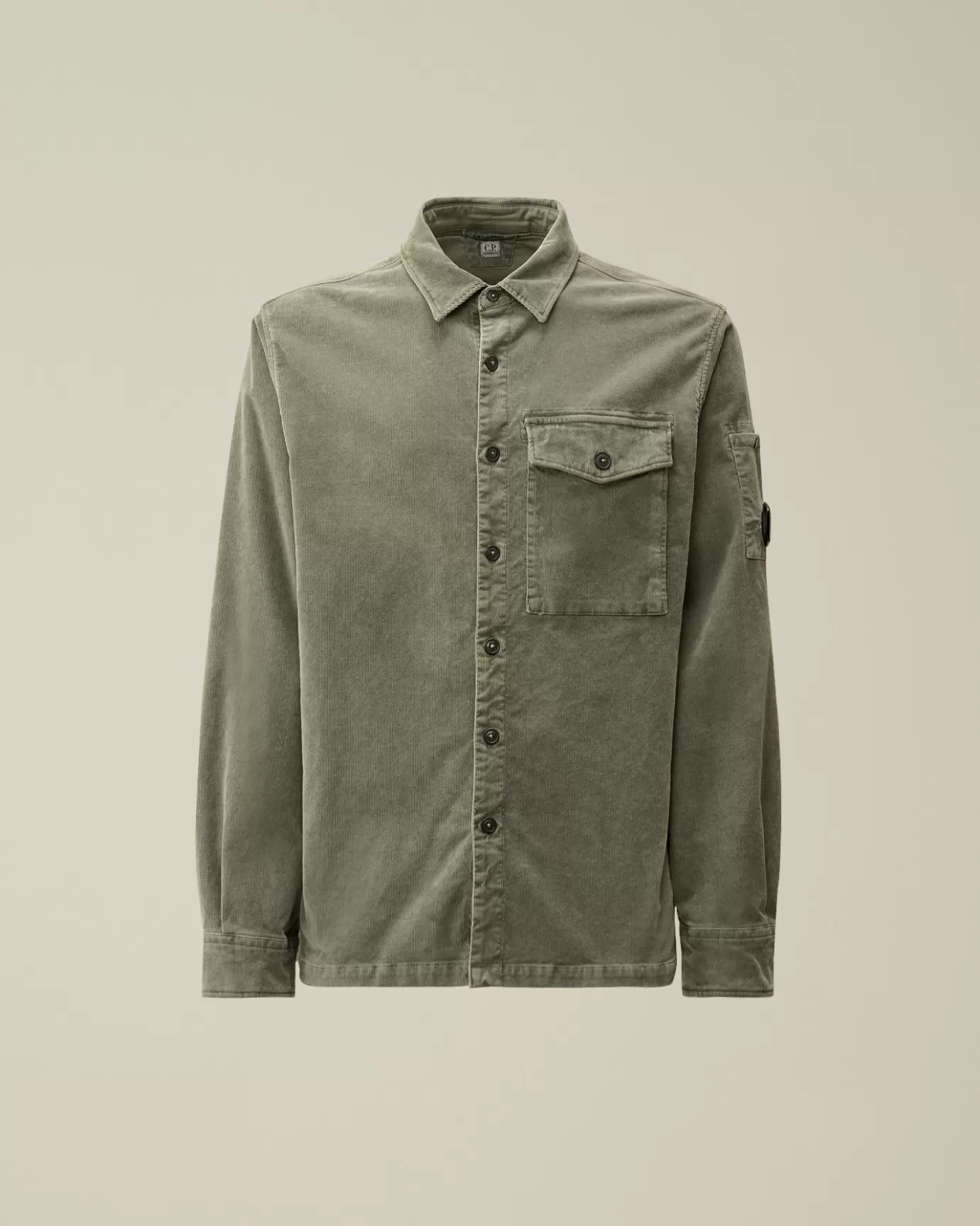 Corduroy Lens Buttoned Shirt<C.P. Company New