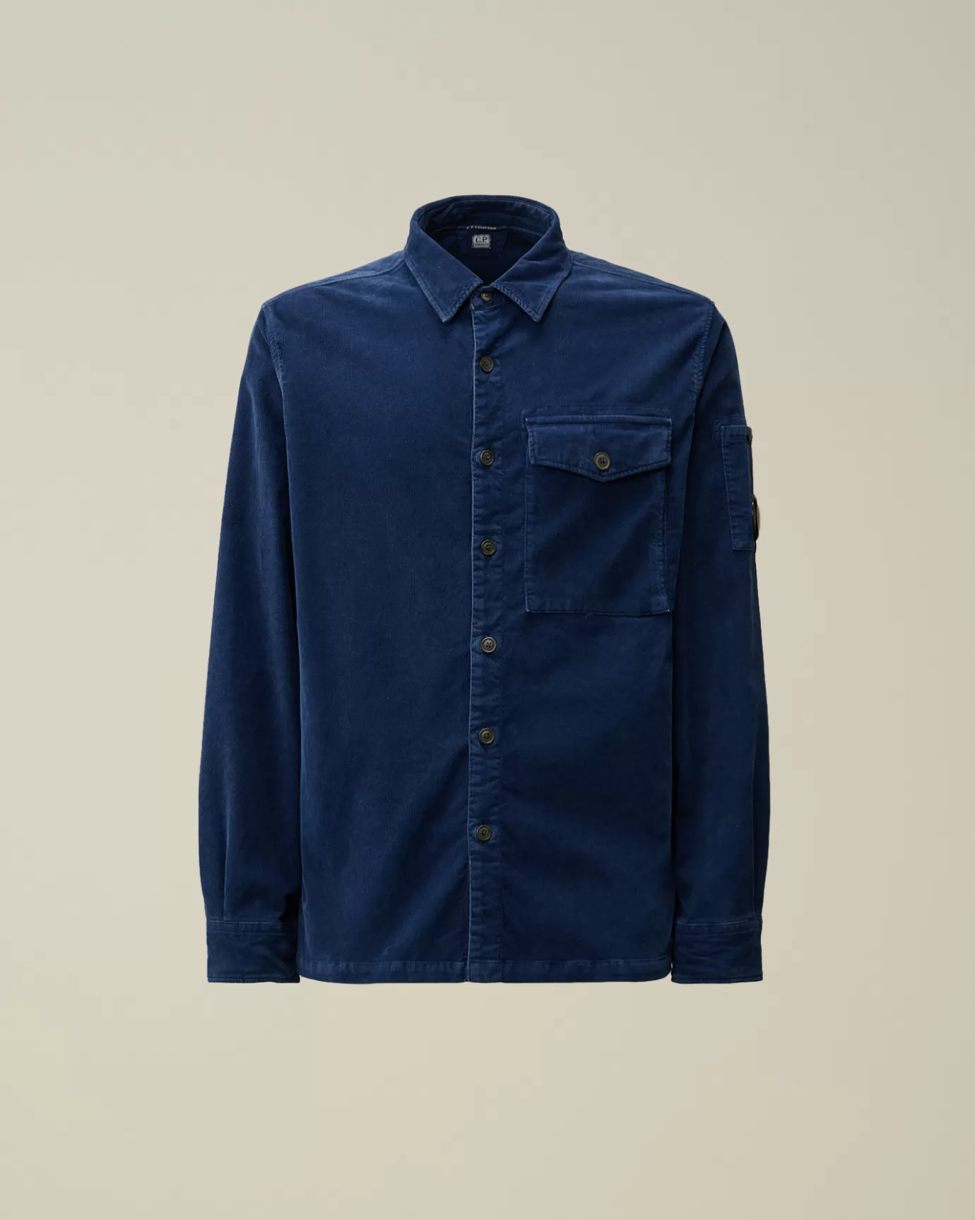 Corduroy Lens Buttoned Shirt<C.P. Company Cheap