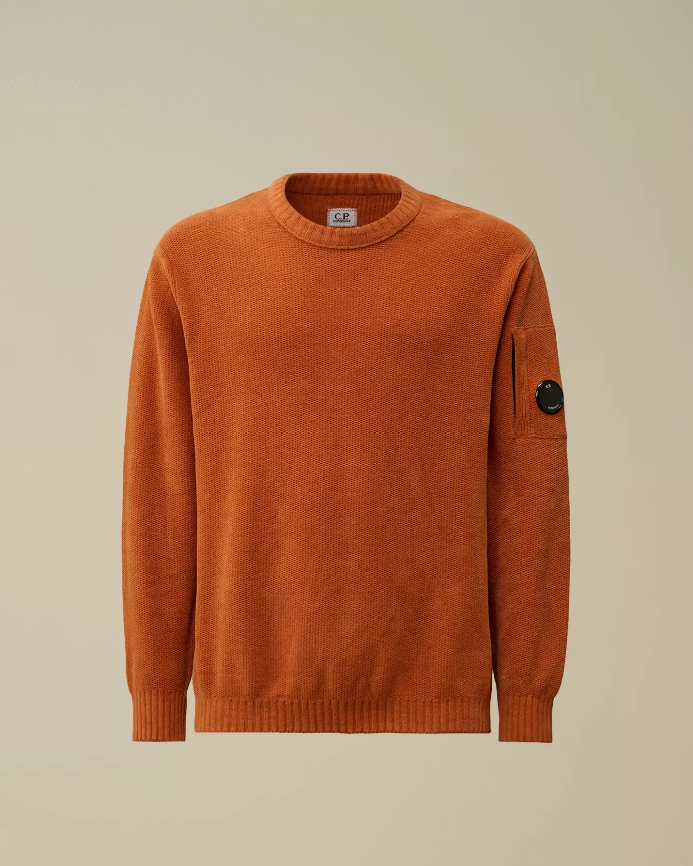 Cotton Chenille Crewneck Knit<C.P. Company Cheap