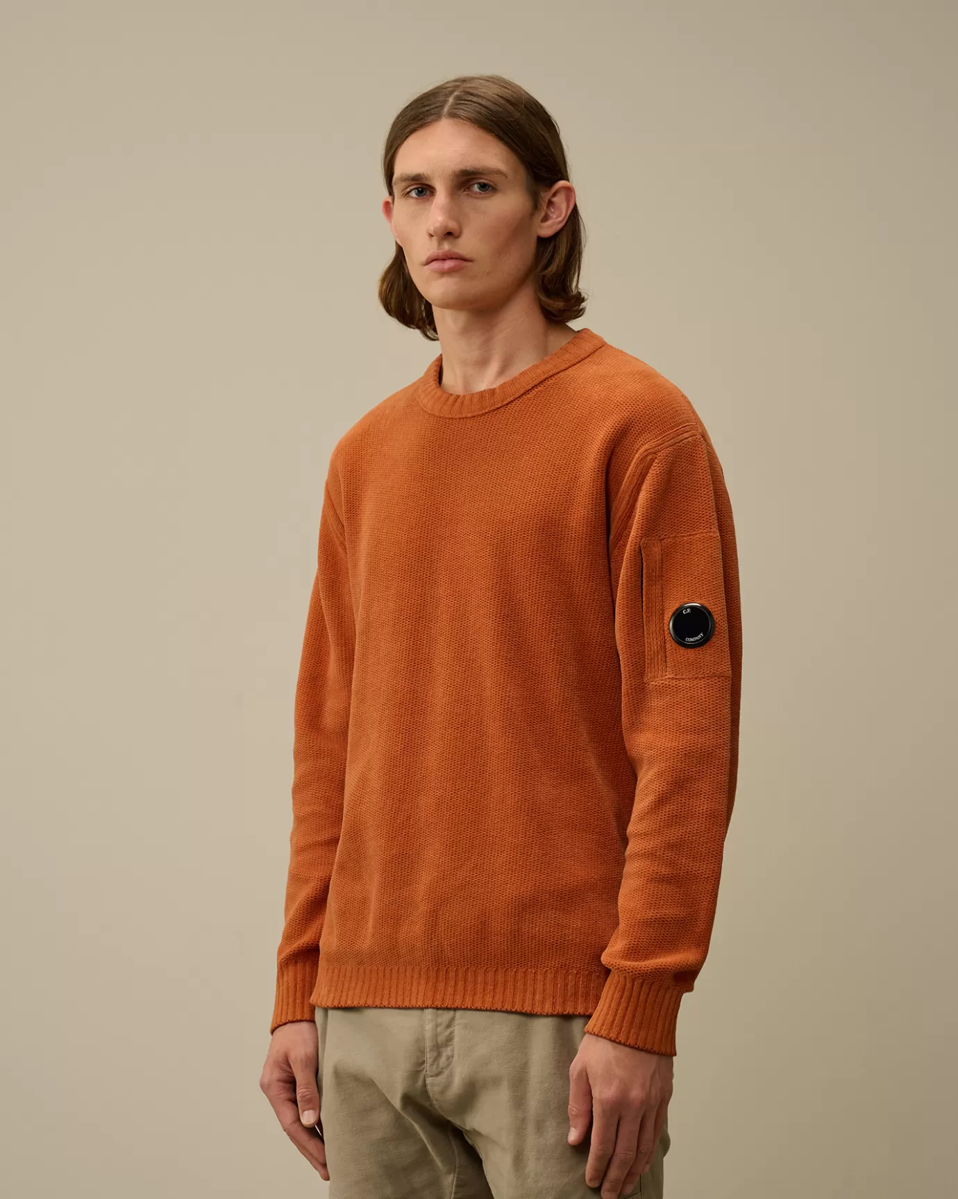 Cotton Chenille Crewneck Knit<C.P. Company Cheap