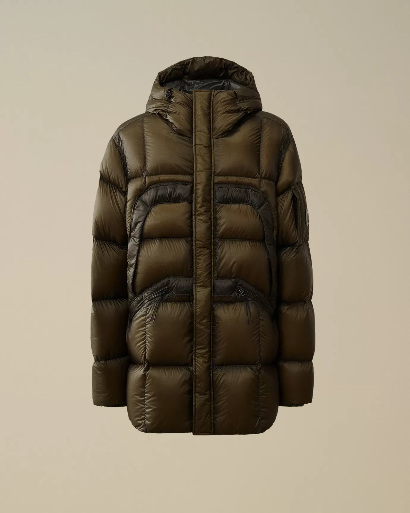 D.D. Shell Hooded Long Down Jacket<C.P. Company Cheap