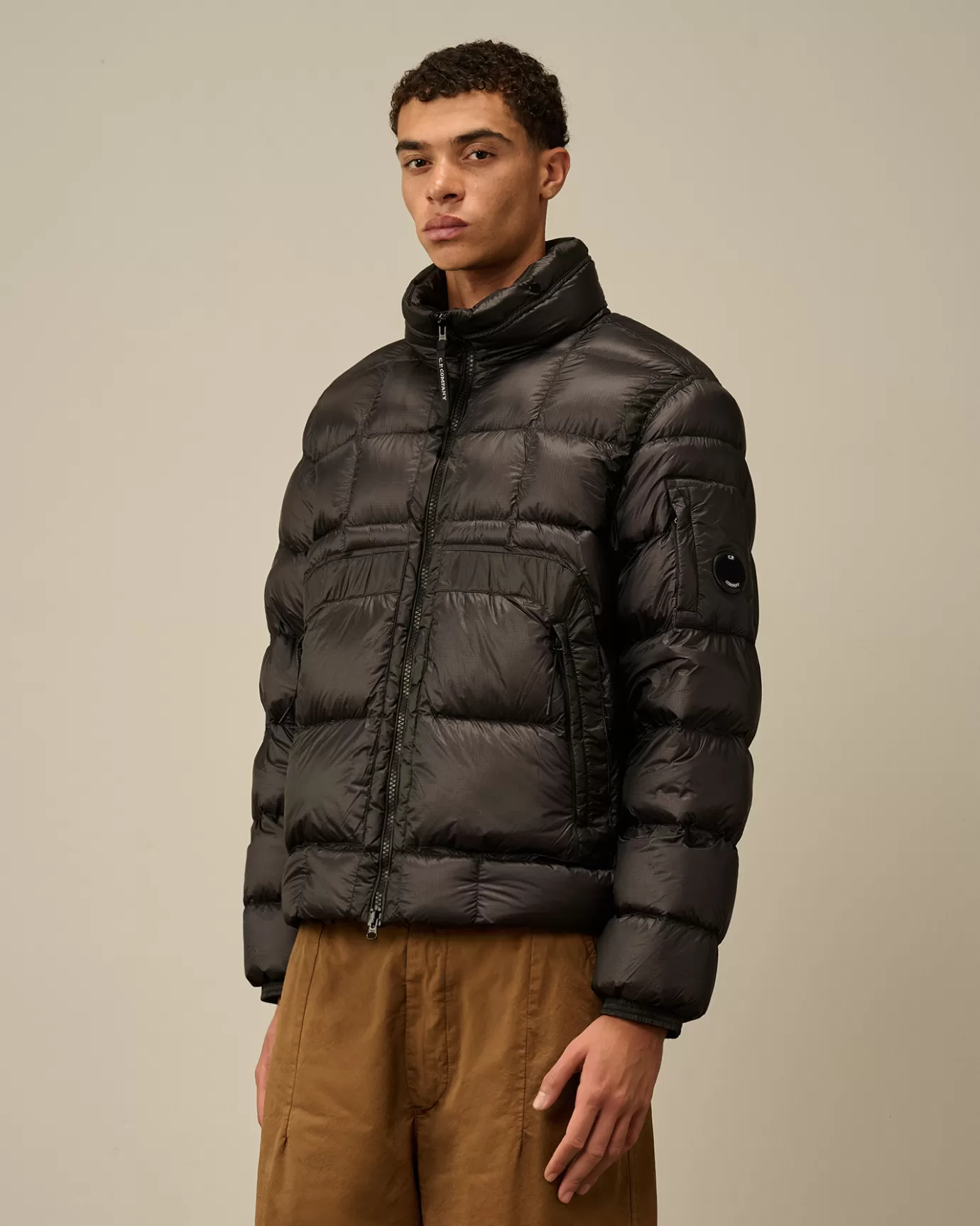 D.D. Shell Hooded Short Down Jacket<C.P. Company Cheap