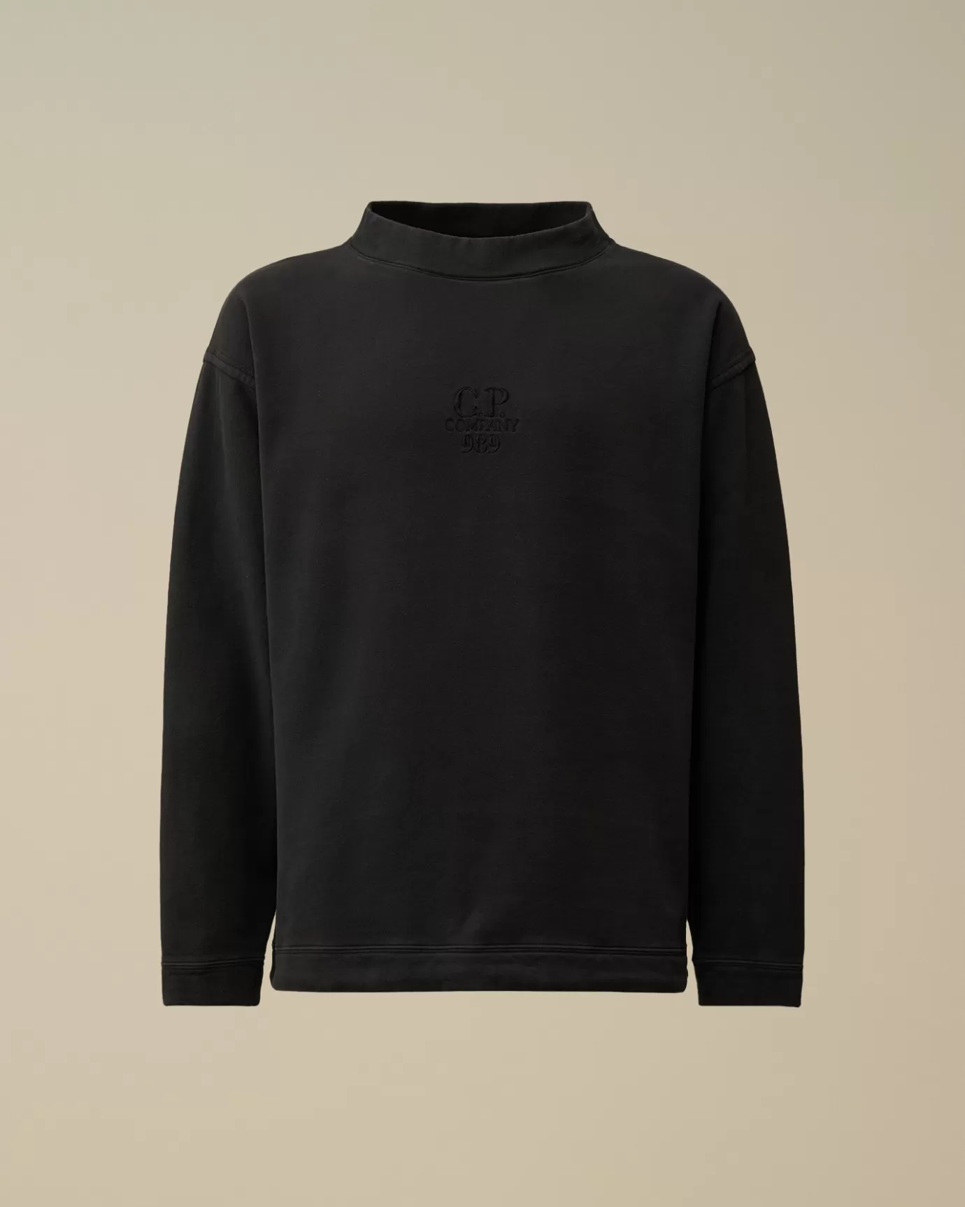 Diagonal Fleece Boxy Funnel Neck Sweatshirt<C.P. Company Shop