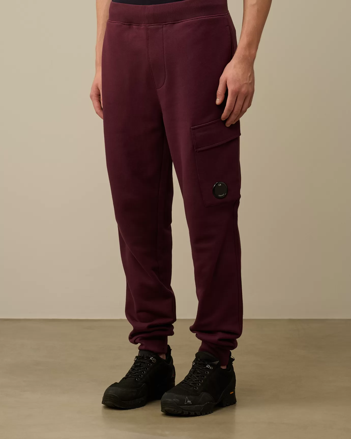 Diagonal Raised Fleece Cargo Sweatpants<C.P. Company Outlet