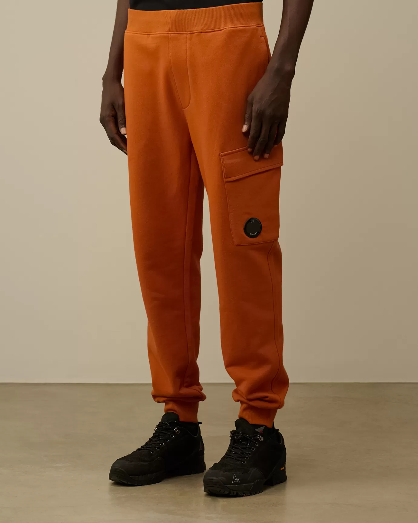 Diagonal Raised Fleece Cargo Sweatpants<C.P. Company Outlet