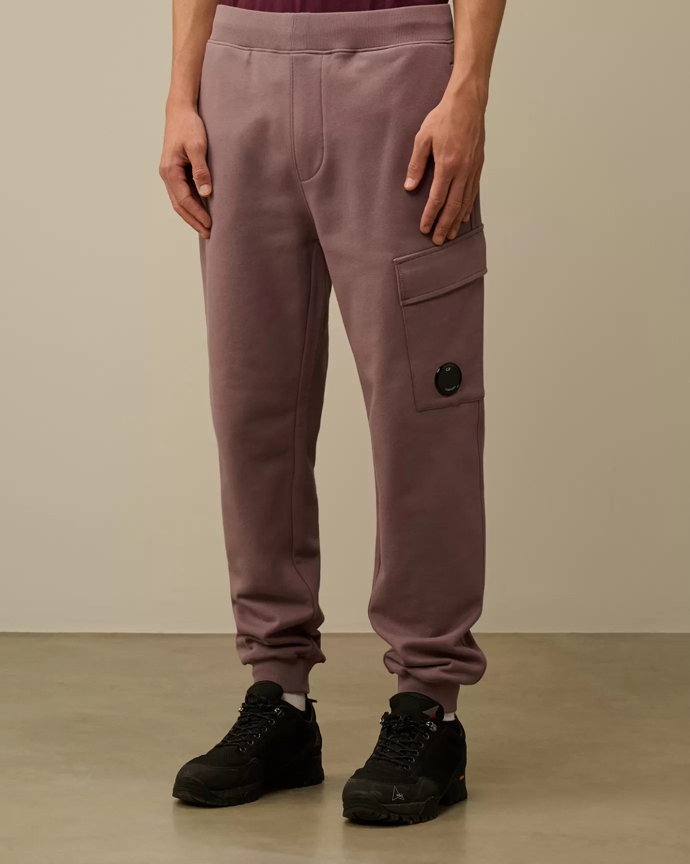 Diagonal Raised Fleece Cargo Sweatpants<C.P. Company Store