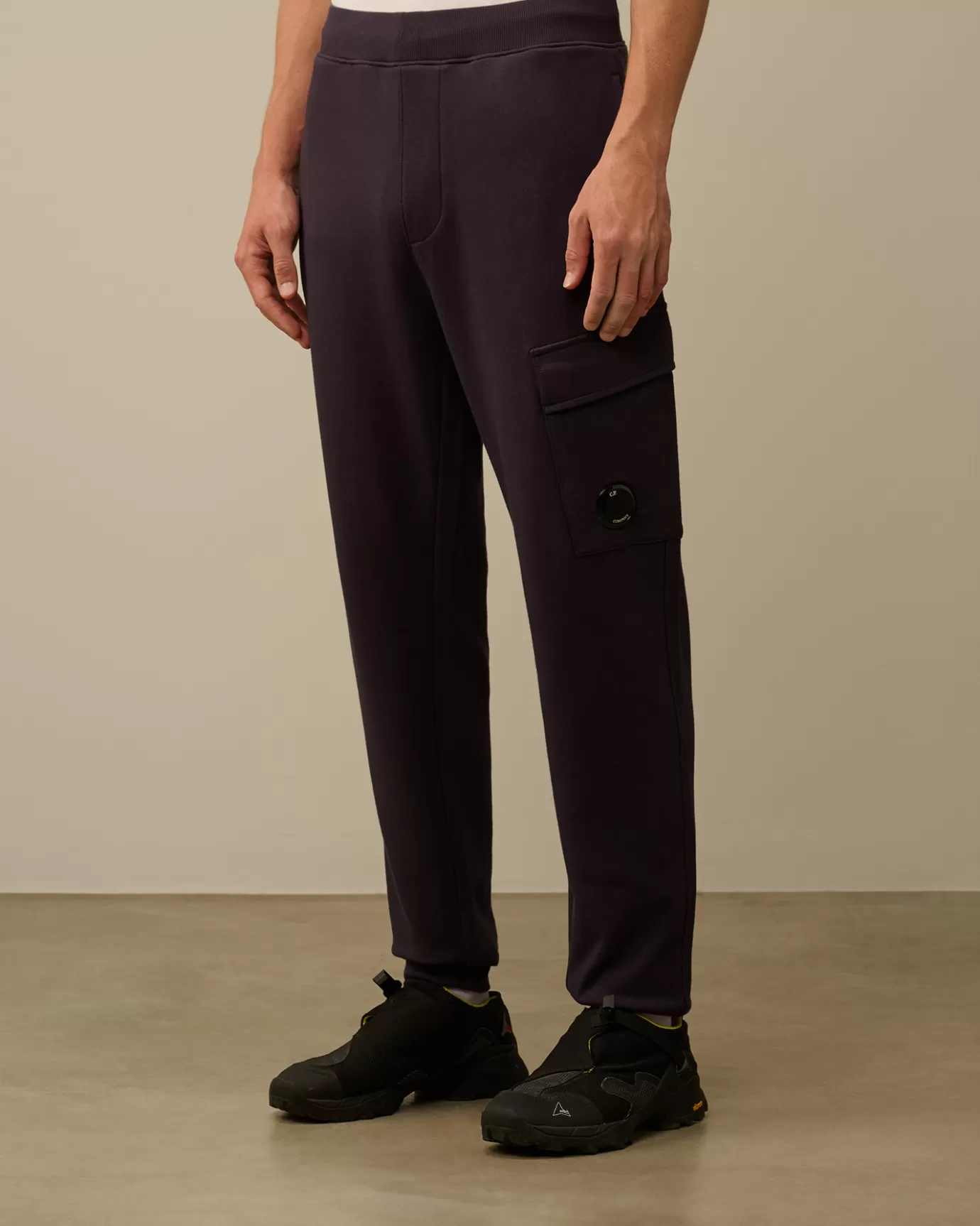 Diagonal Raised Fleece Cargo Sweatpants<C.P. Company Cheap