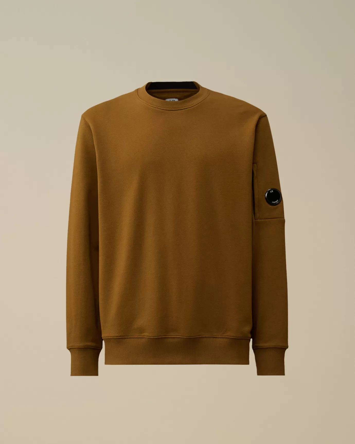 Diagonal Raised Fleece Crew Neck Lens Sweatshirt<C.P. Company Sale