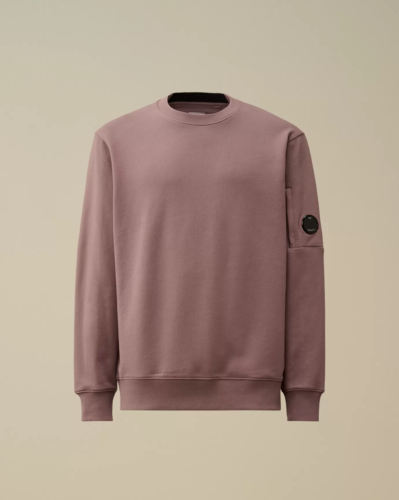 Diagonal Raised Fleece Crew Neck Lens Sweatshirt<C.P. Company Outlet