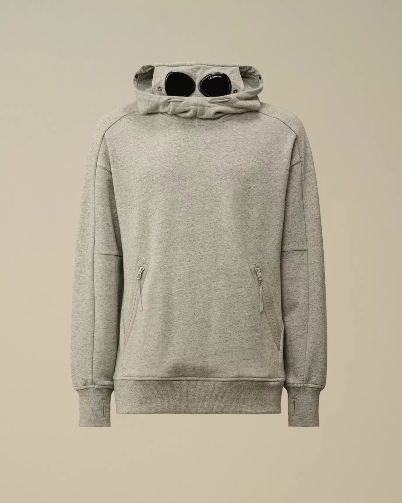 Diagonal Raised Fleece Goggle Hooded Sweatshirt<C.P. Company Online