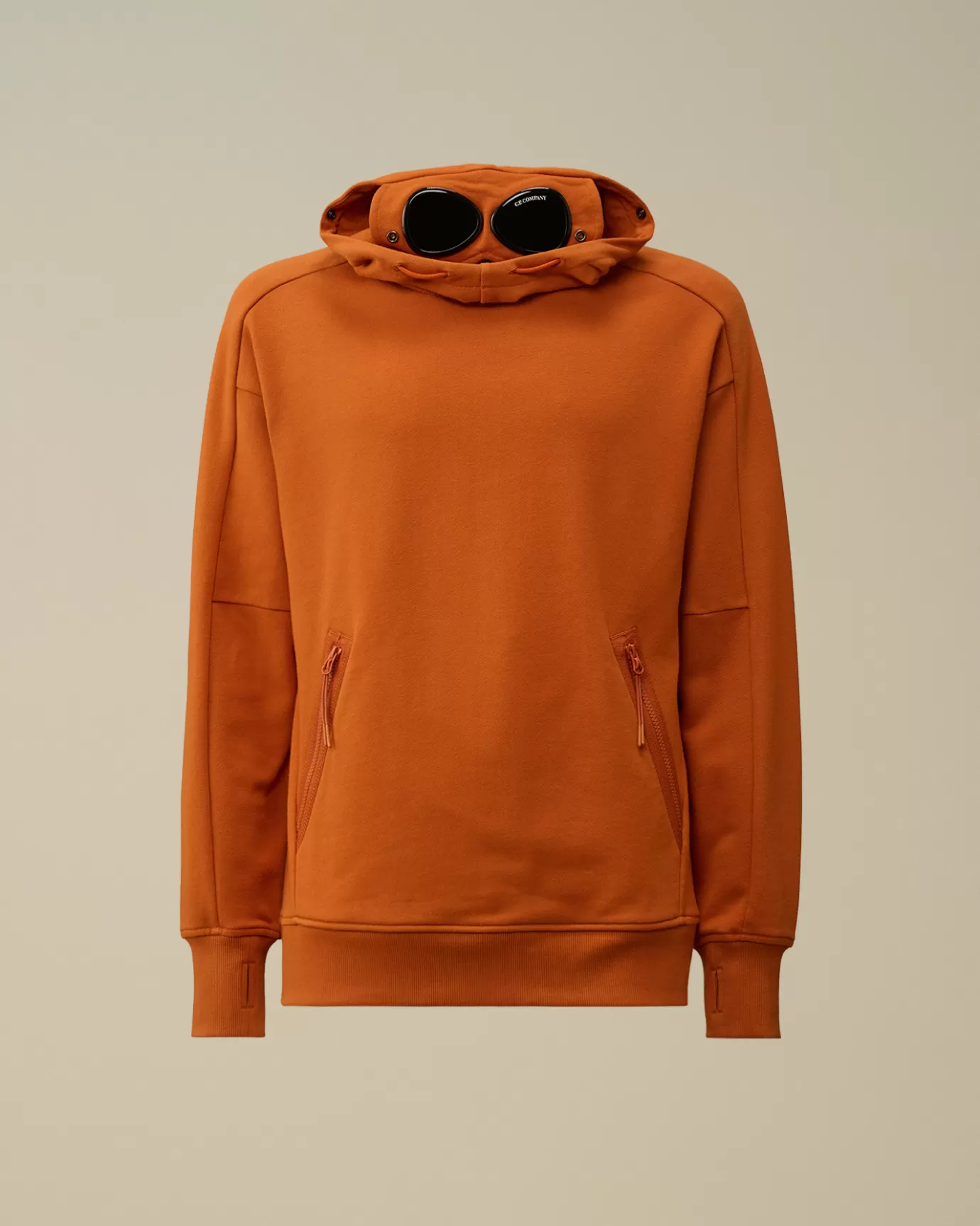 Diagonal Raised Fleece Goggle Hooded Sweatshirt<C.P. Company Discount