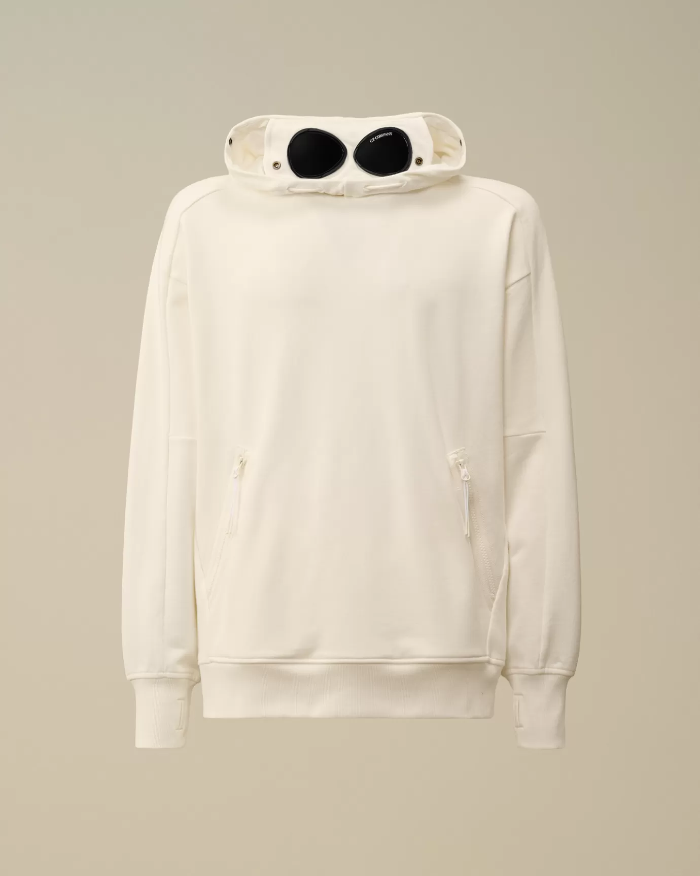 Diagonal Raised Fleece Goggle Hooded Sweatshirt<C.P. Company Cheap