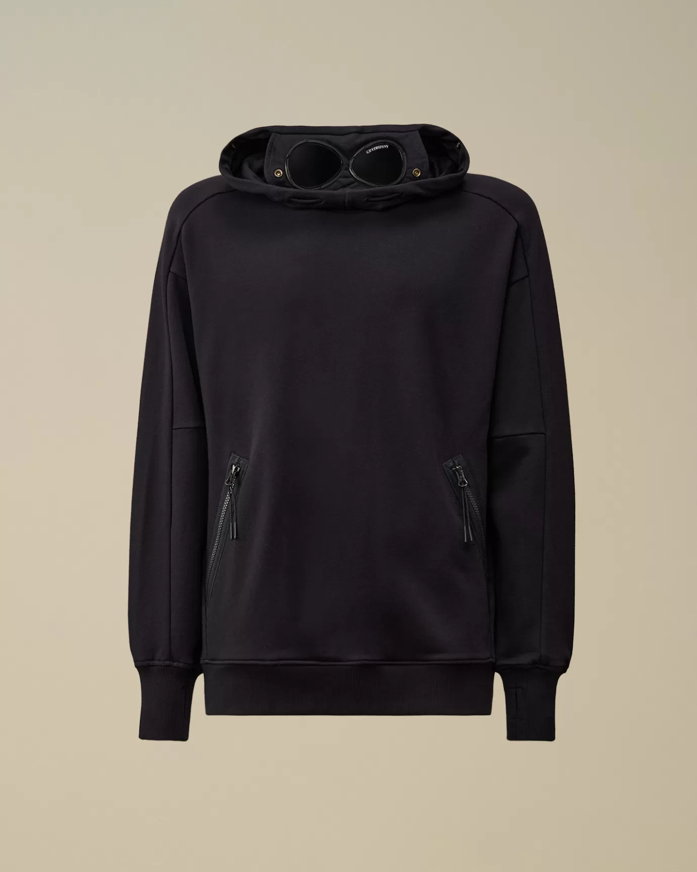 Diagonal Raised Fleece Goggle Hooded Sweatshirt<C.P. Company Outlet