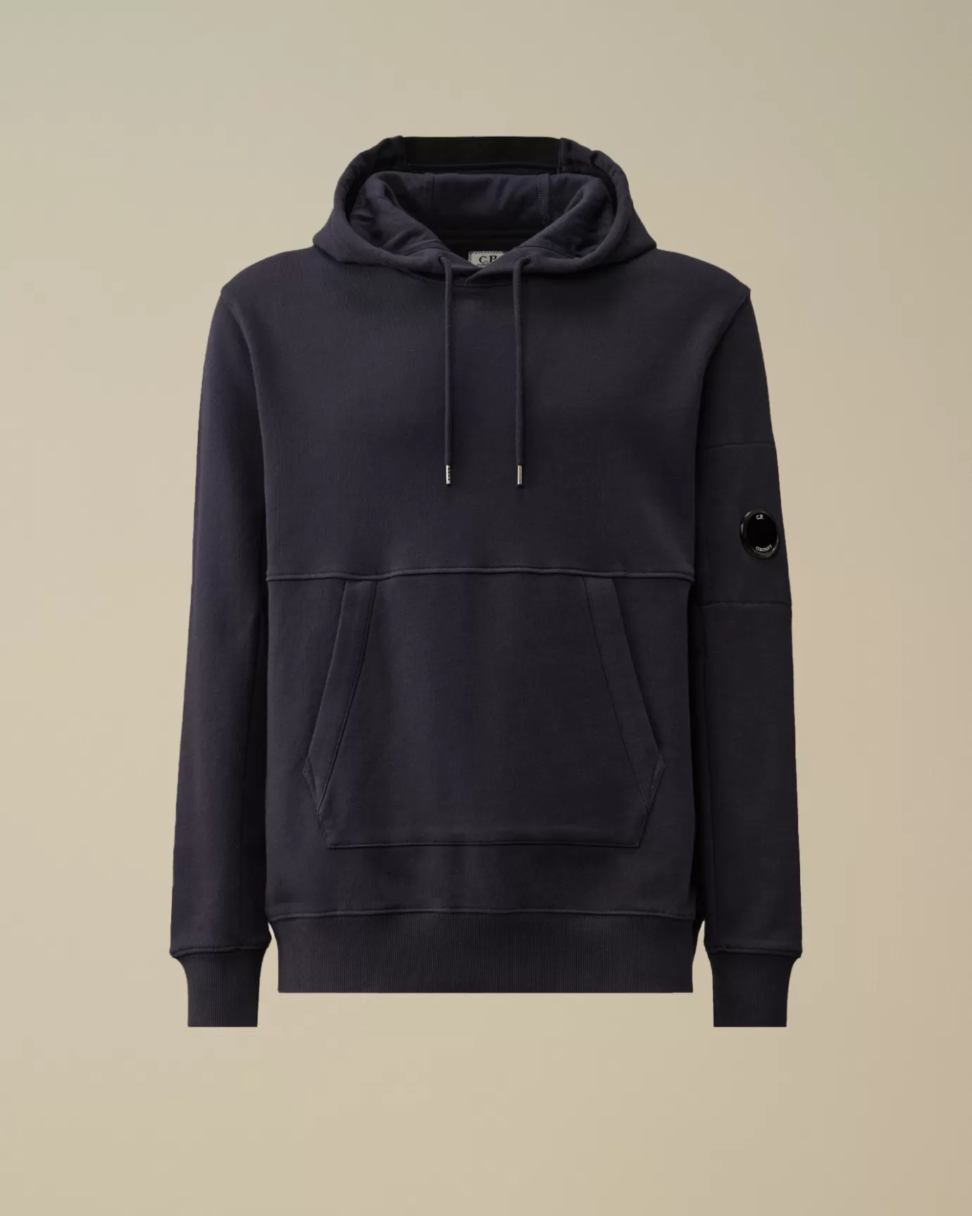 Diagonal Raised Fleece Lens Hooded Sweatshirt<C.P. Company Discount