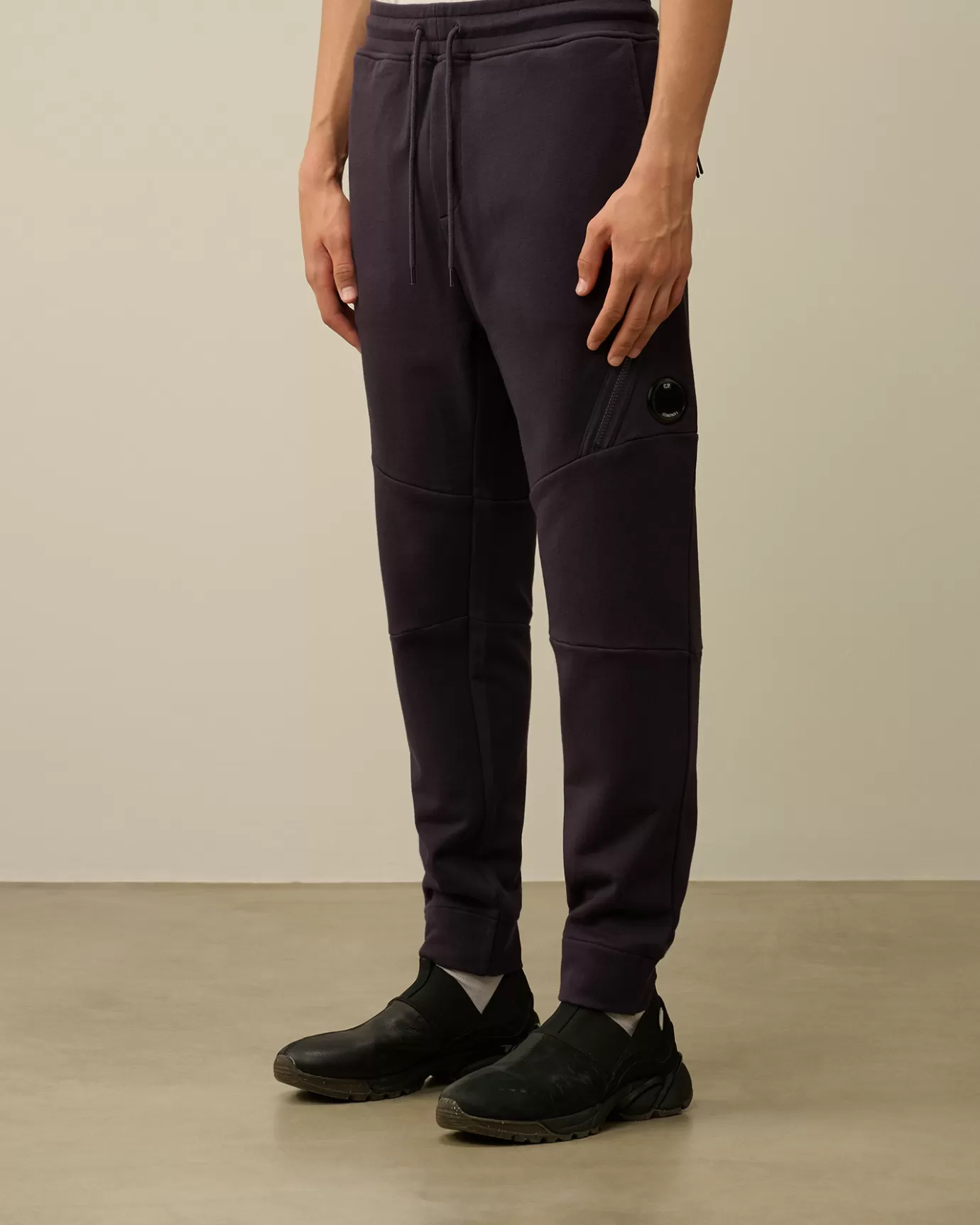 Diagonal Raised Fleece Lens Sweatpants<C.P. Company Sale