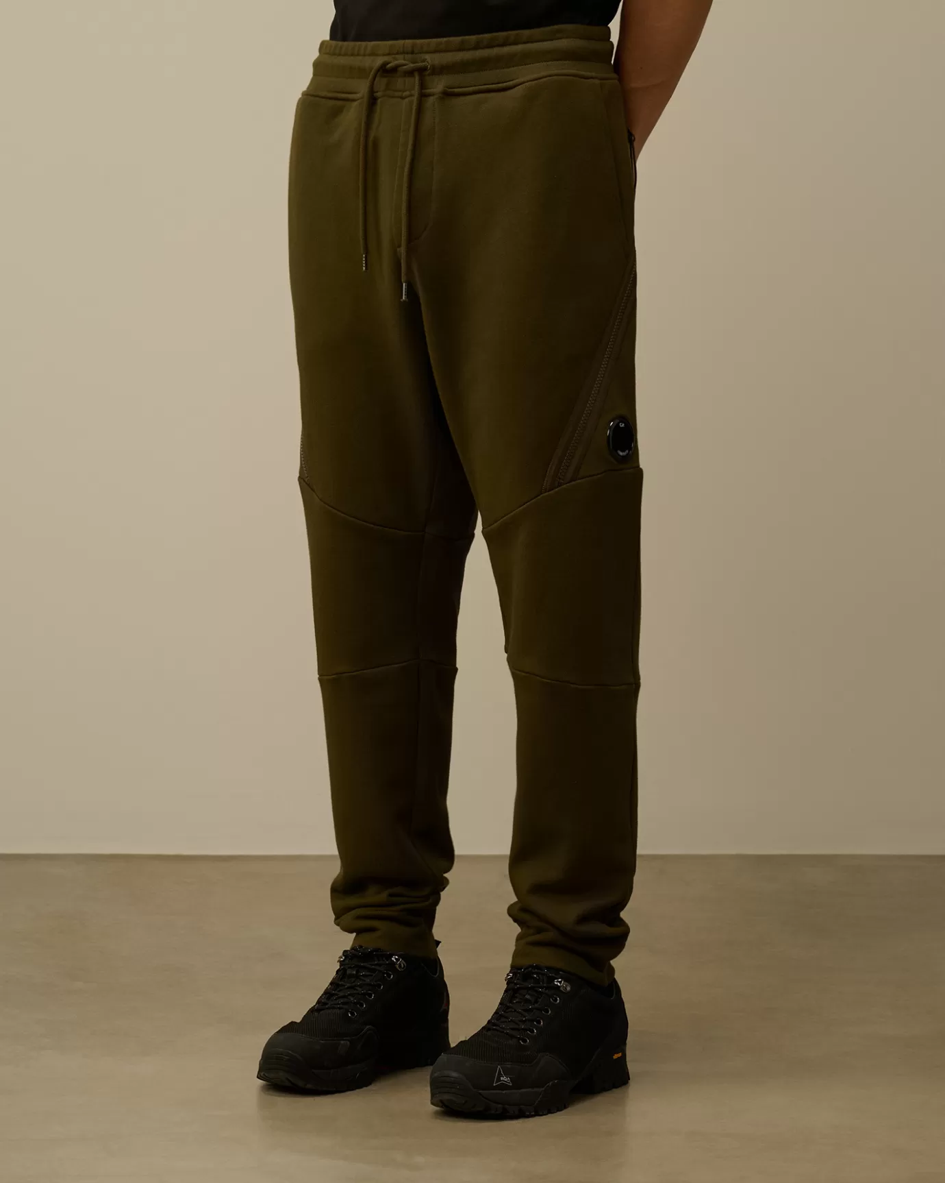 Diagonal Raised Fleece Lens Sweatpants<C.P. Company Cheap