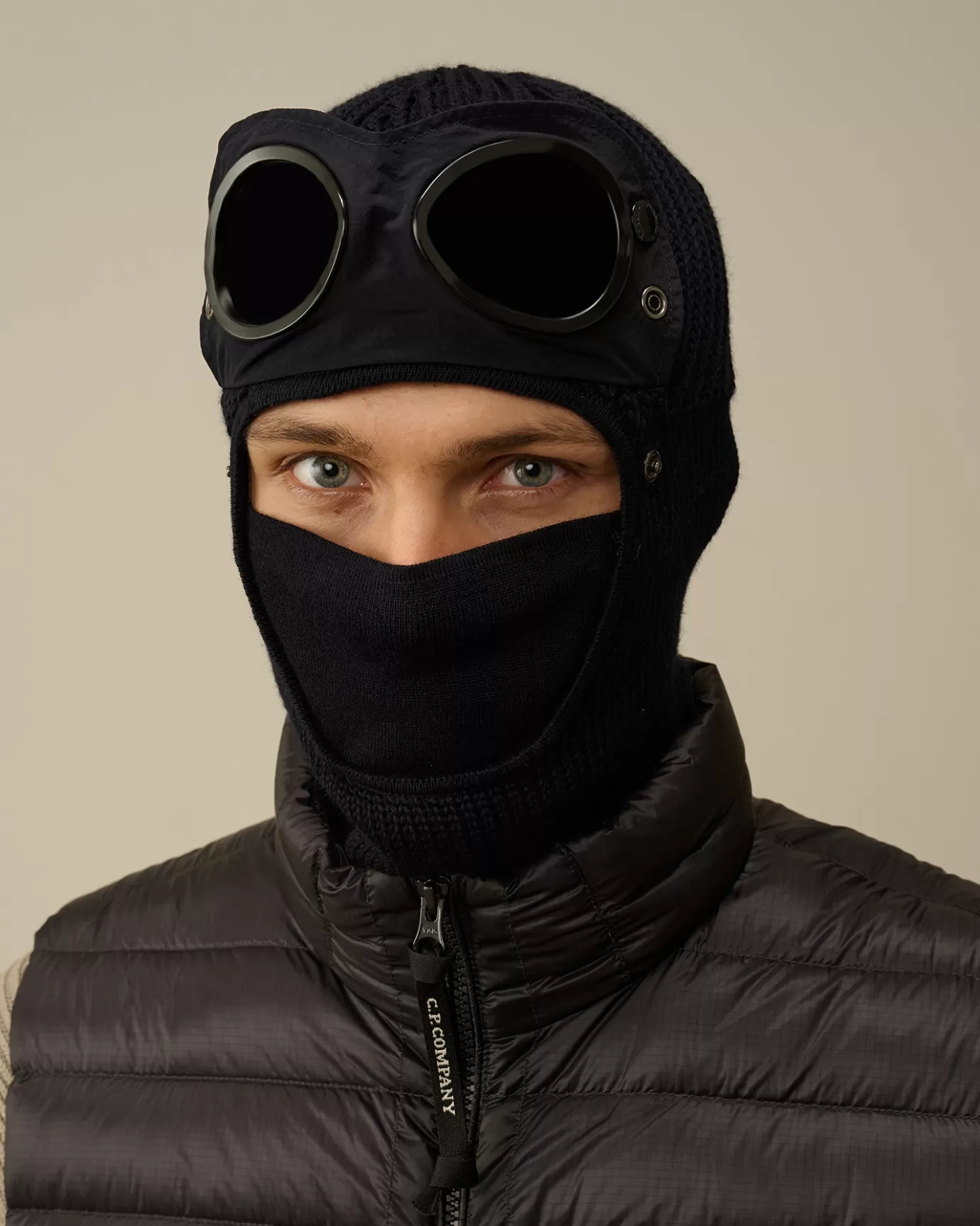 Extra Fine Merino Wool Goggle Balaclava<C.P. Company Outlet