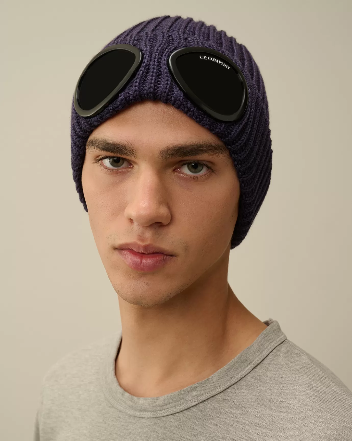 Extra Fine Merino Wool Goggle Beanie<C.P. Company Online