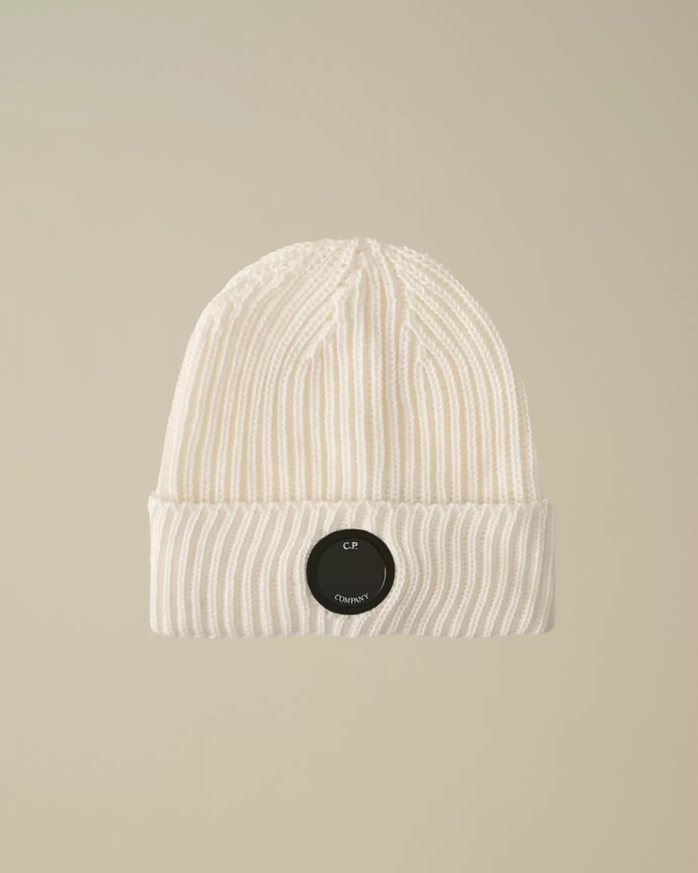 Extra Fine Merino Wool Lens Beanie<C.P. Company Outlet