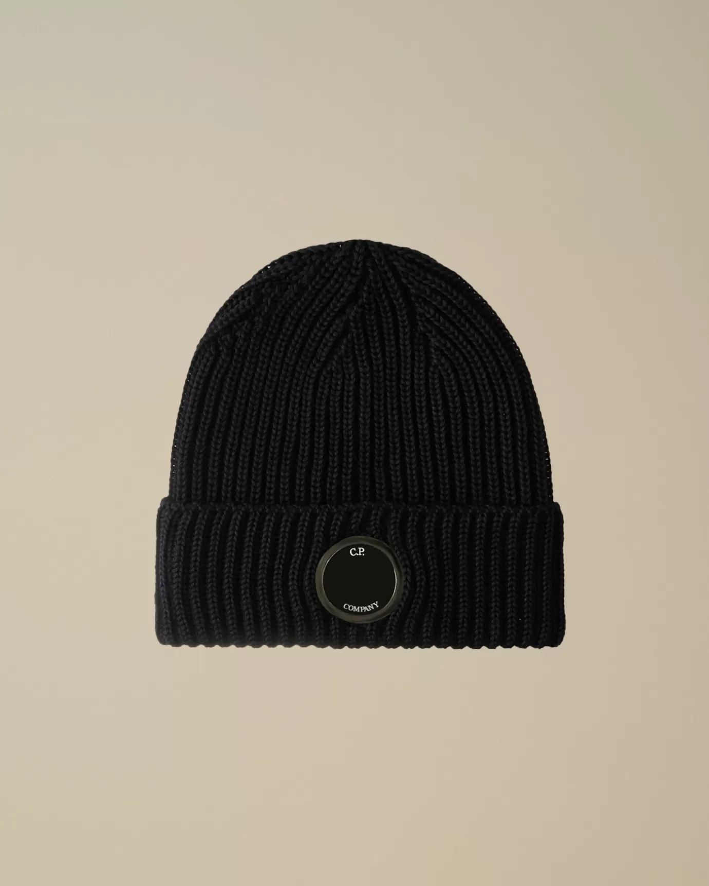 Extra Fine Merino Wool Lens Beanie<C.P. Company Clearance