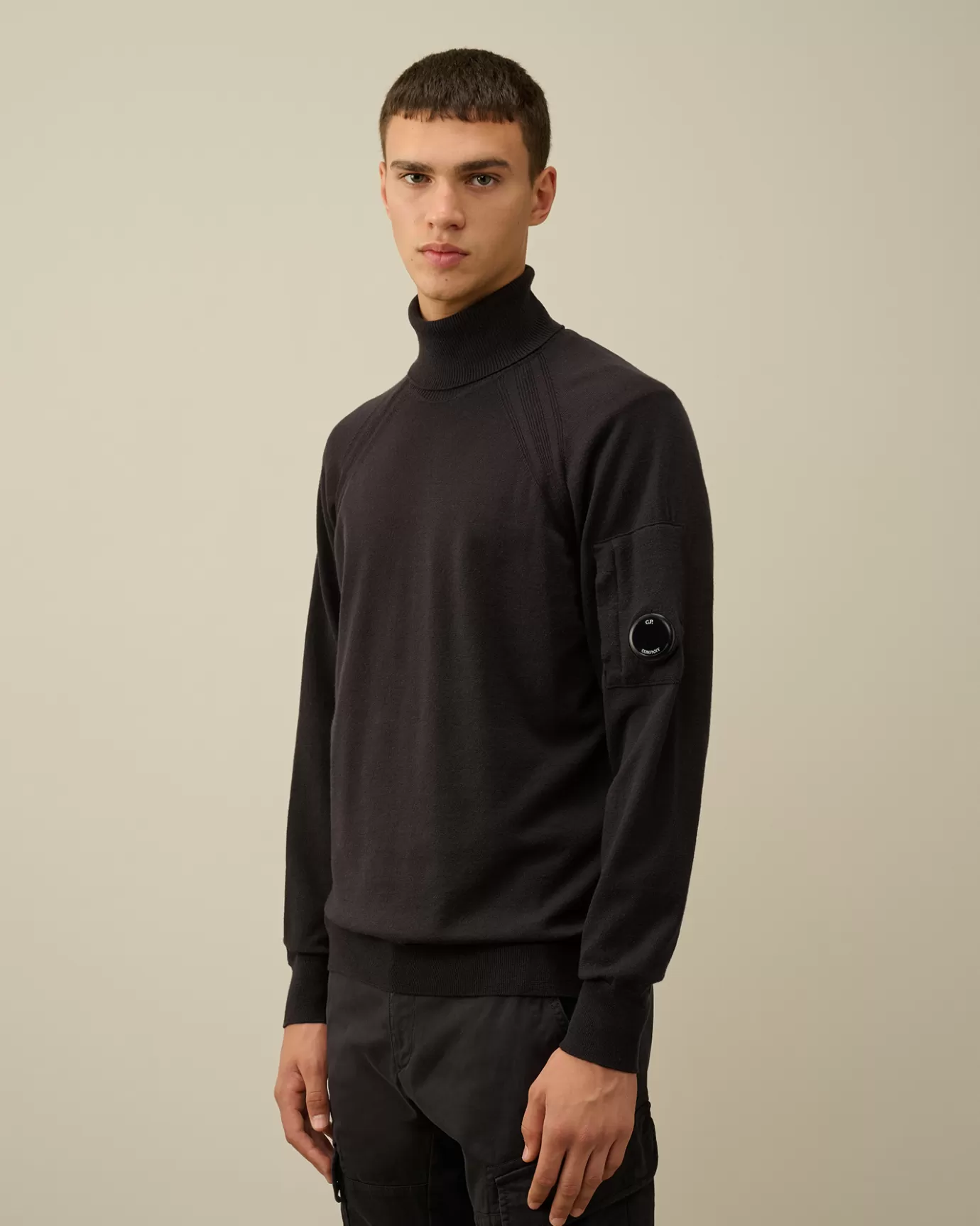 Extra Fine Merino Wool Turtleneck Knit<C.P. Company Fashion