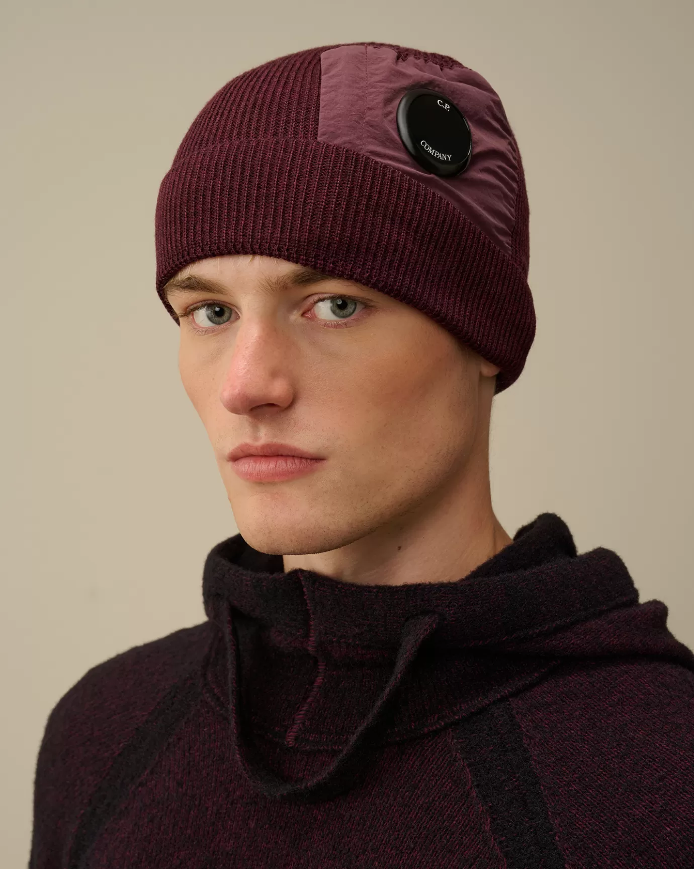 Extrafine Merino Wool Lens Beanie<C.P. Company Best