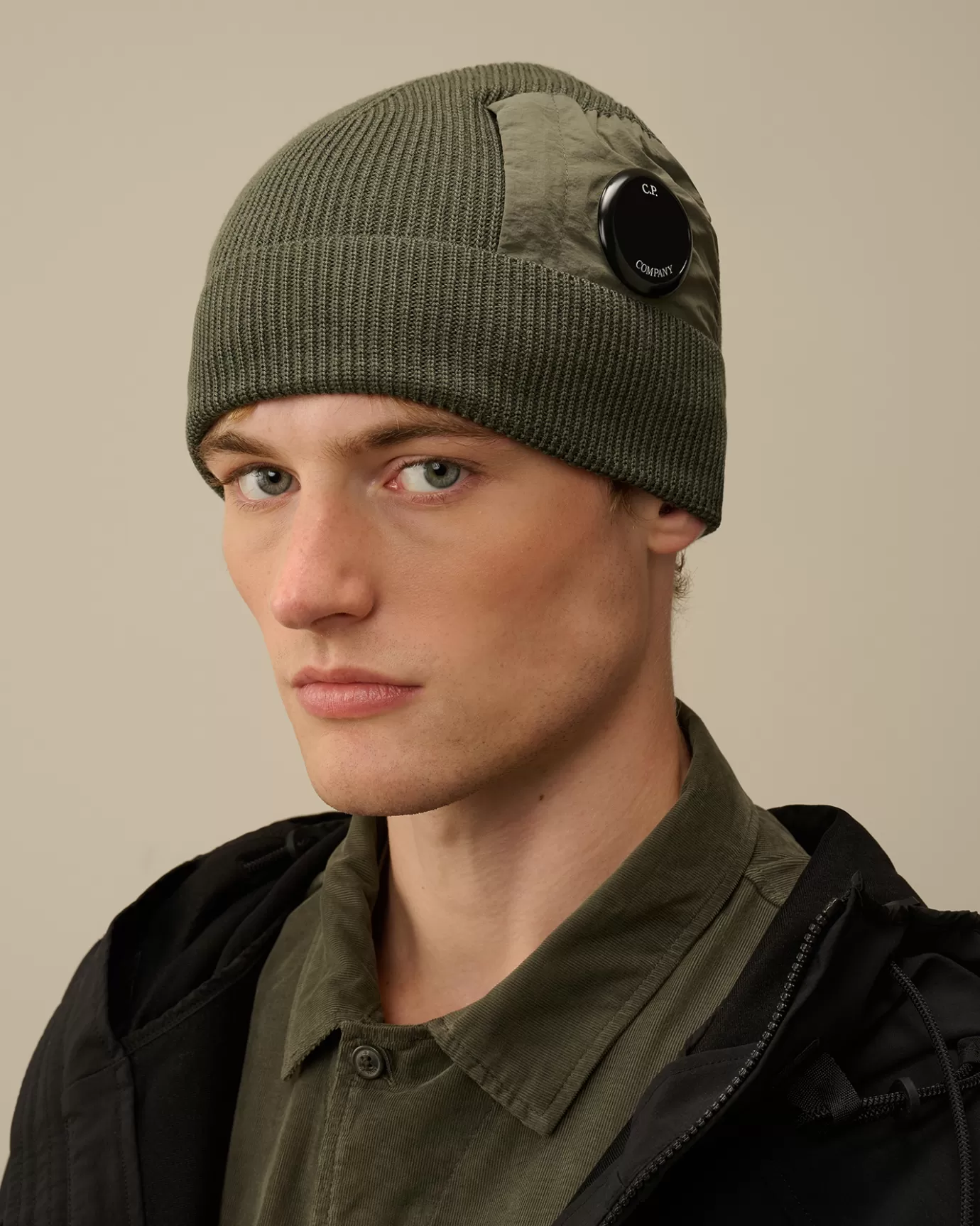 Extrafine Merino Wool Lens Beanie<C.P. Company Best Sale