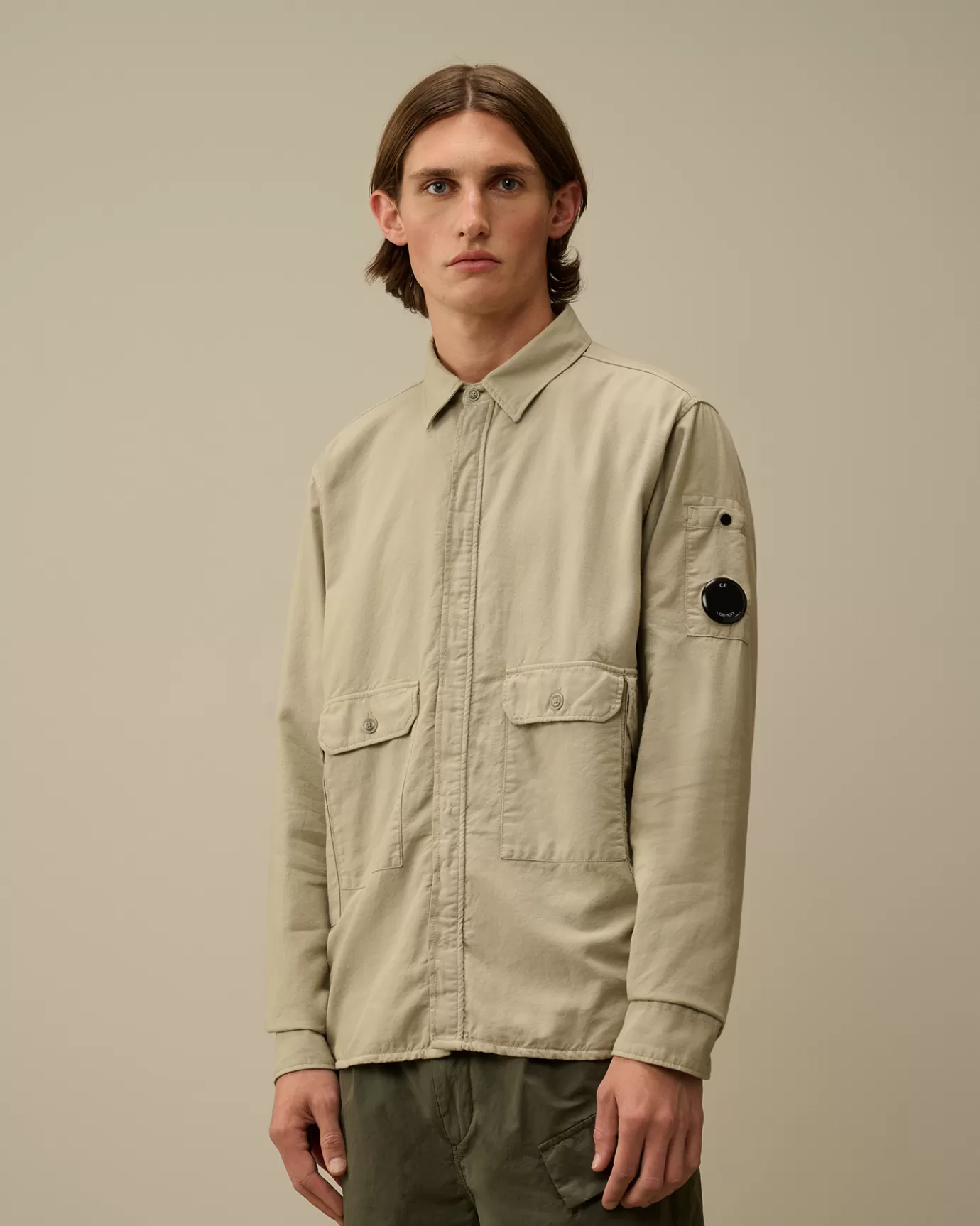 Flannel Lined Overshirt<C.P. Company Outlet