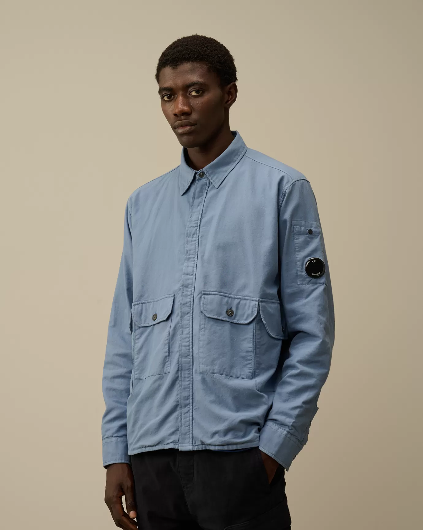 Flannel Lined Overshirt<C.P. Company Outlet