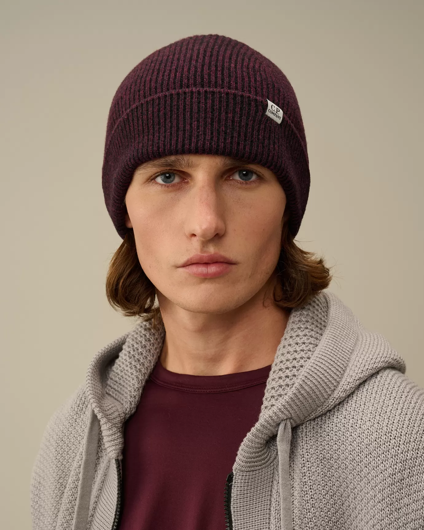 Fleece Knit Beanie<C.P. Company Cheap