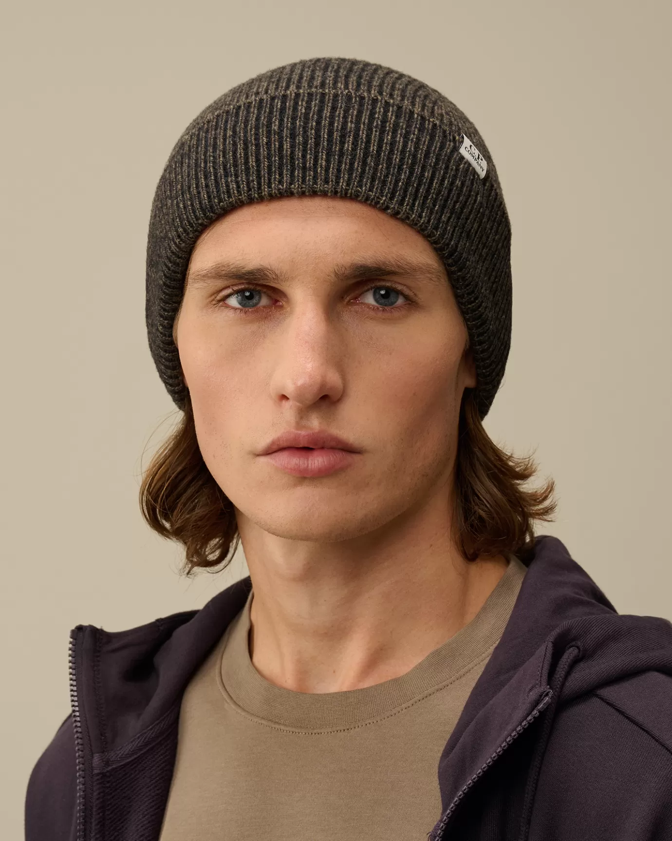 Fleece Knit Beanie<C.P. Company Store