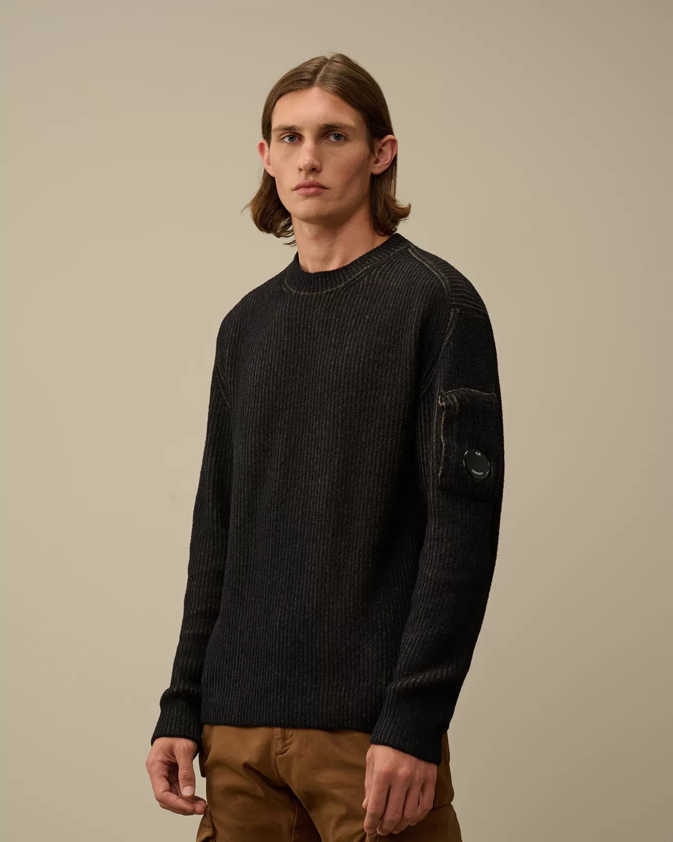 Fleece Knit Crewneck Vanisé Knit<C.P. Company Online