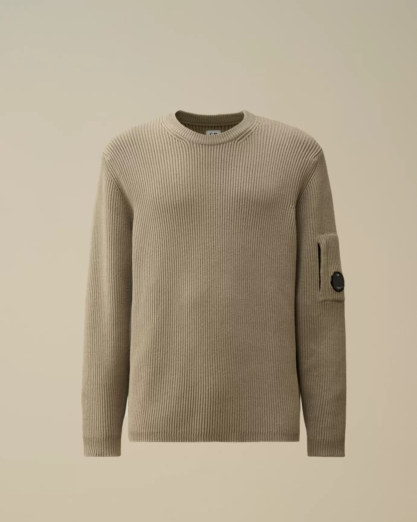 Full Rib Crew Neck Knit<C.P. Company Hot