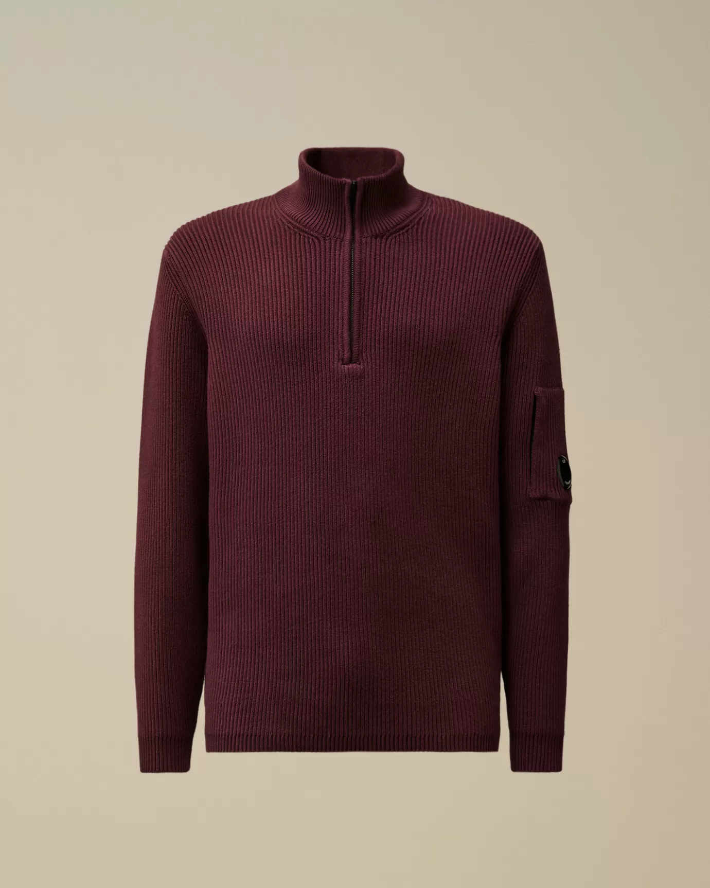 Full Rib Half Zipped Knit<C.P. Company Best