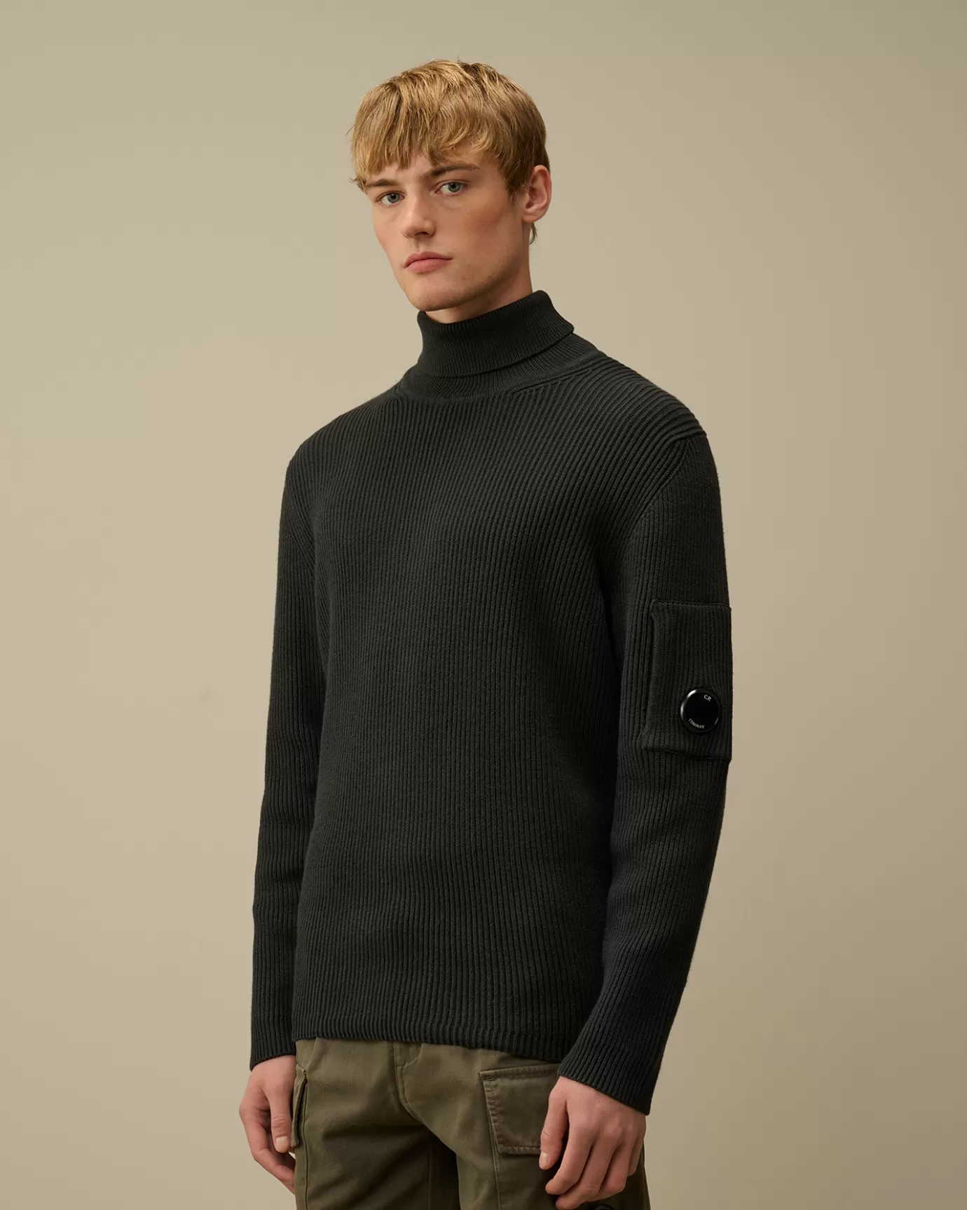 Full Rib Turtleneck Knit<C.P. Company Discount