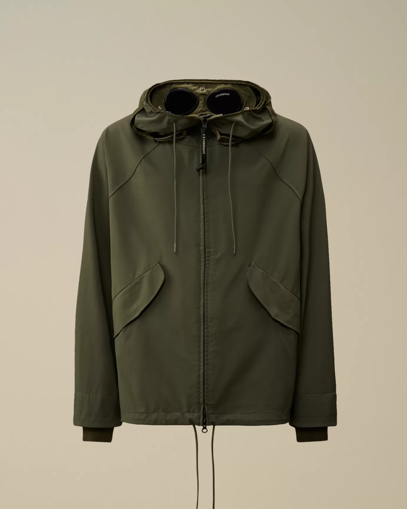 GD Shell Mixed Goggle Hooded Jacket<C.P. Company Flash Sale