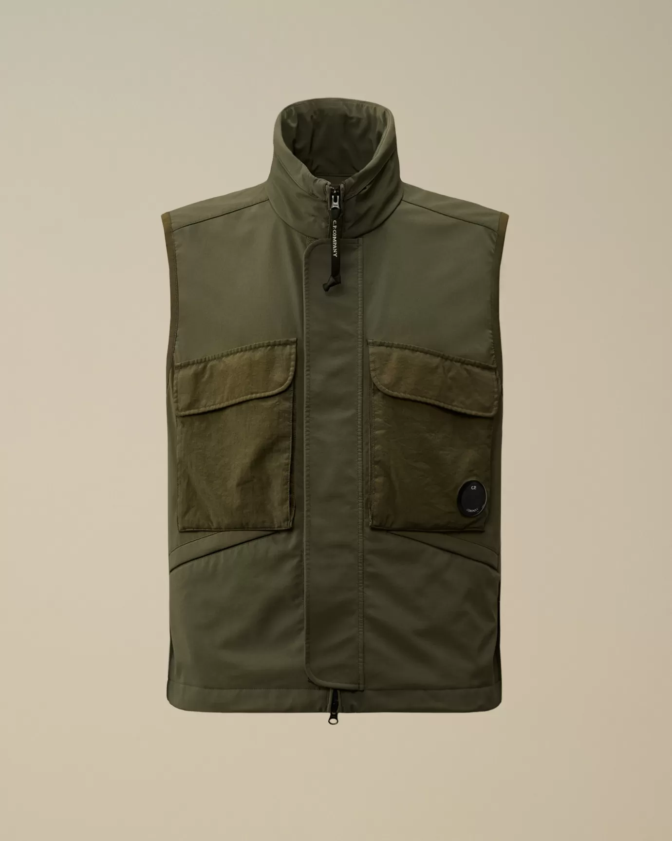 GD Shell Mixed Lens Vest<C.P. Company Hot