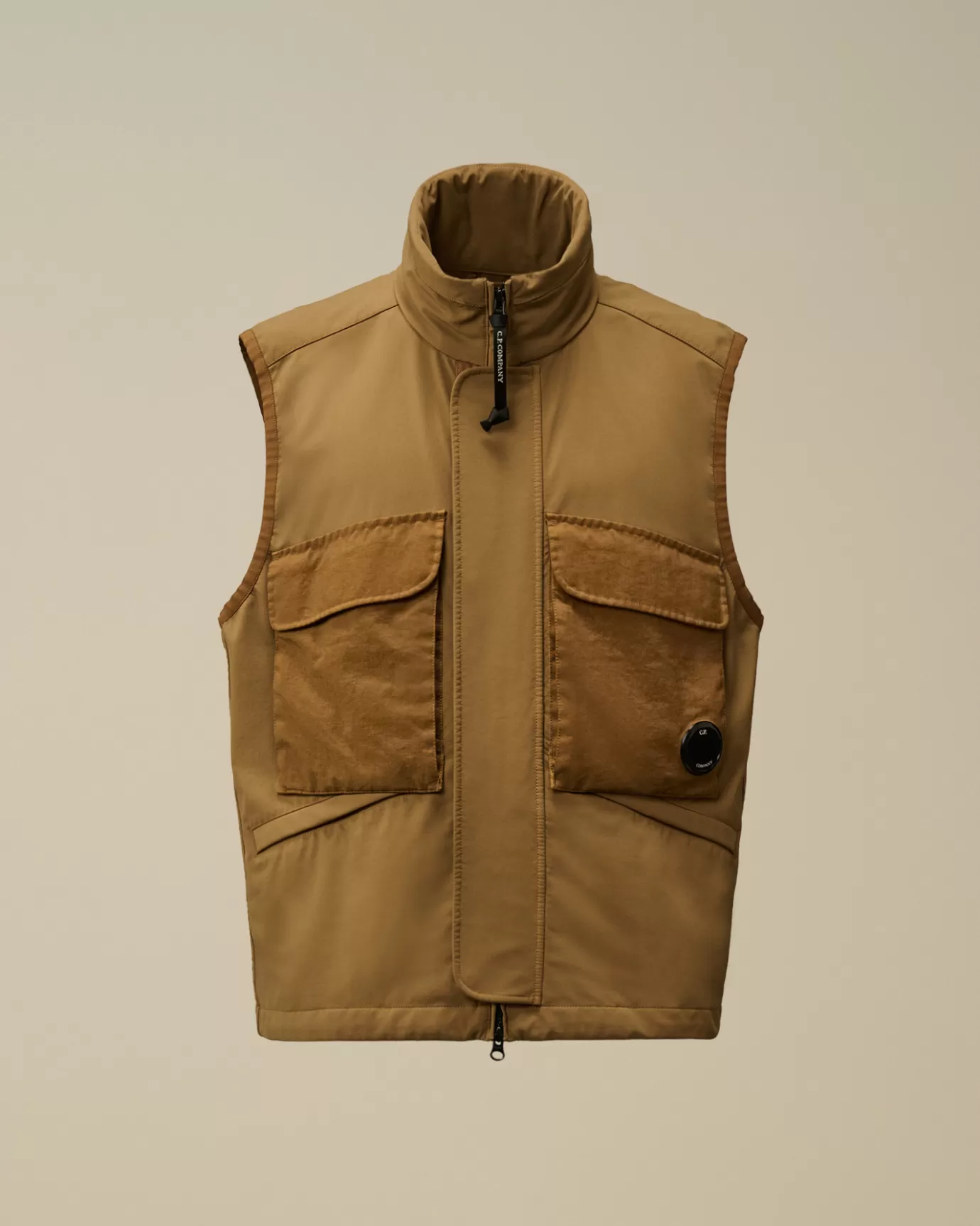 GD Shell Mixed Lens Vest<C.P. Company Cheap