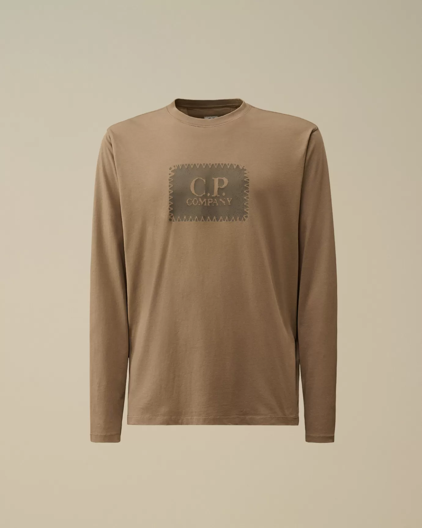 30/1 Jersey Logo Label Longsleeve T-Shirt<C.P. Company Sale