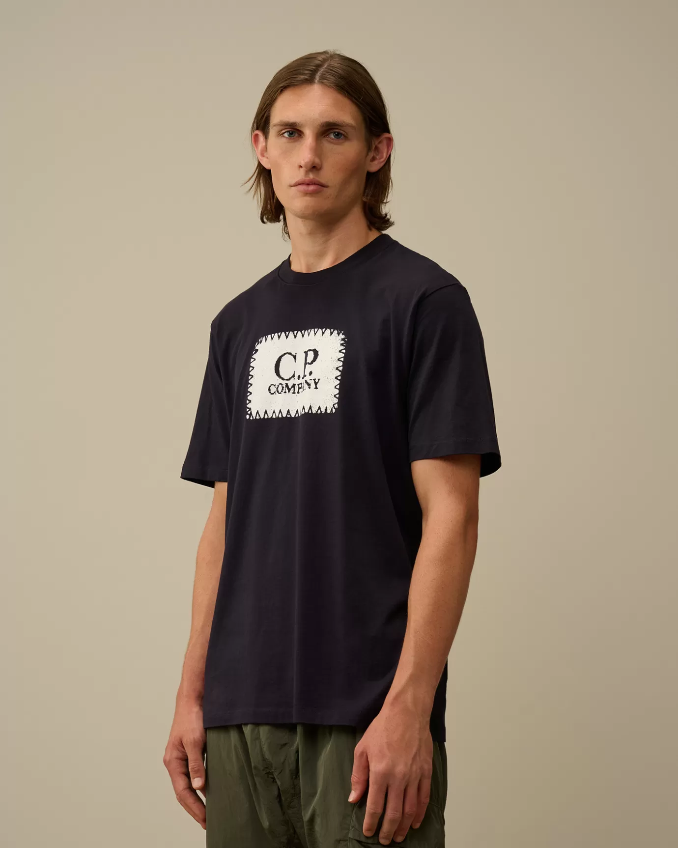 30/1 Jersey Logo Label T-Shirt<C.P. Company Flash Sale